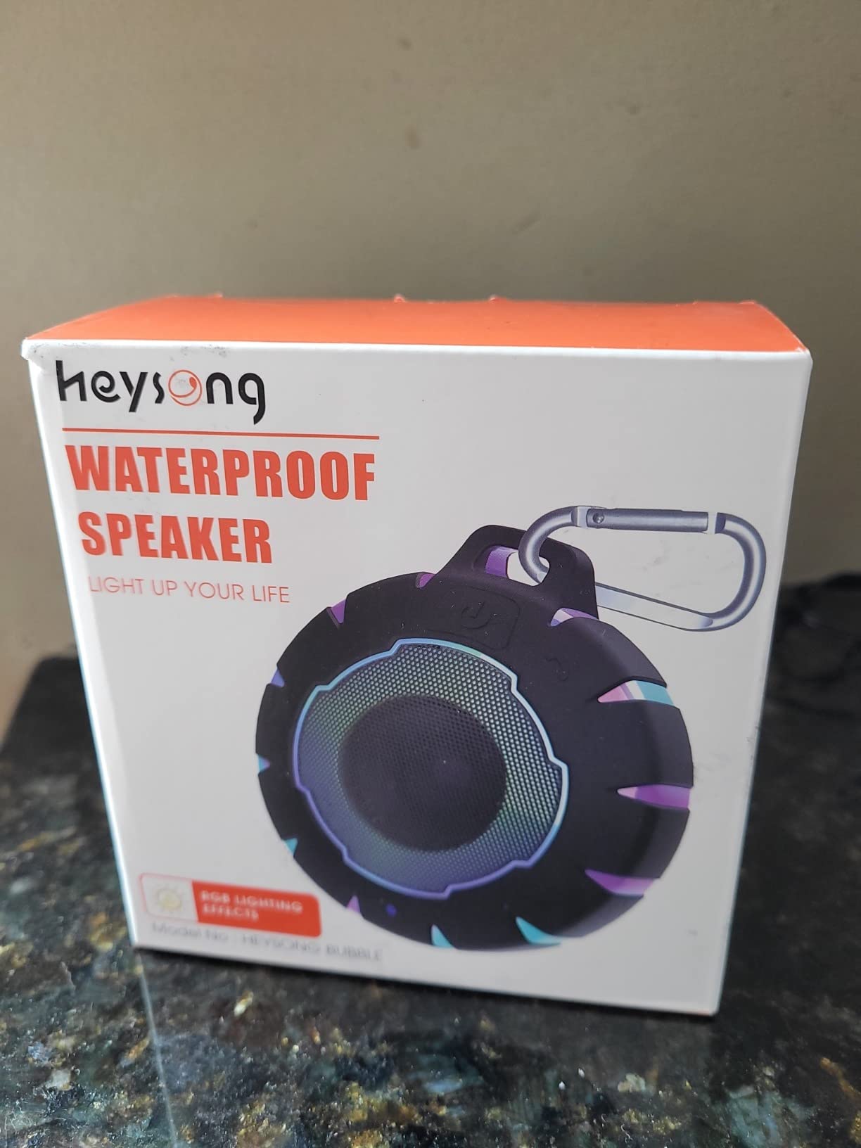 HEYSONG Waterproof Shower Bluetooth Speaker, Durable & Portable with Clear Sound, Ideal for Shower, Pool, Beach & Kayaking - Great Gift for All Ages customer photo 2