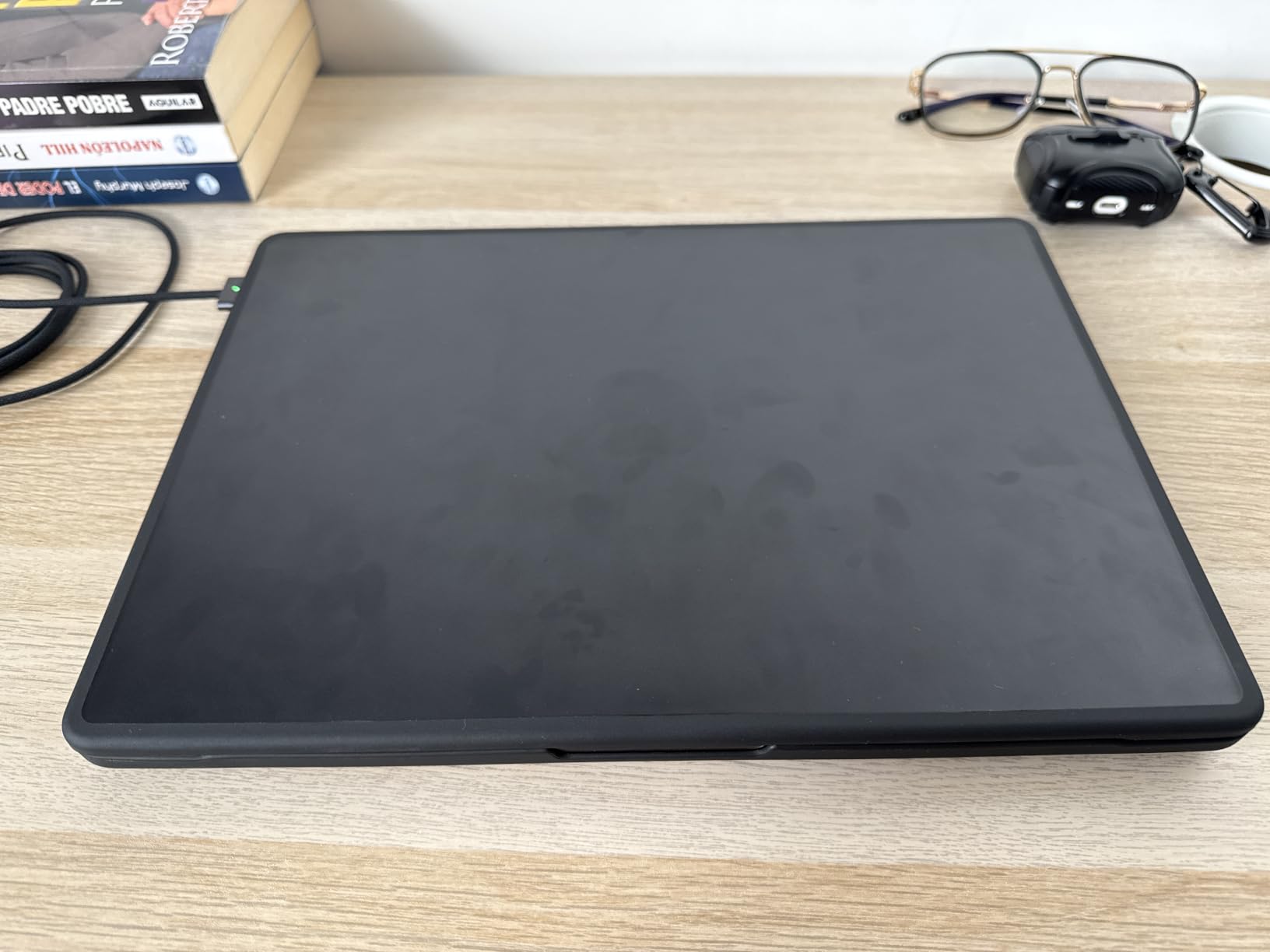 BlueSwan Anti-Cracking Case for MacBook Pro 14 inch M5-M1 Pro/Max 2026-2021 | Anti-Scratch Protective Hard Shell Case, Soft TPU Bumper, Sturdy and Durable, Easy Snap-On Installation, Frosted Black customer photo 2