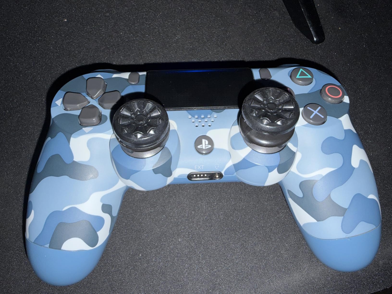 KontrolFreek FPS Freek Galaxy Black for PlayStation 4 (PS4) and PlayStation 5 (PS5) | Performance Thumbsticks | 1 High-Rise, 1 Mid-Rise | Black (Limited Edition) customer photo 2
