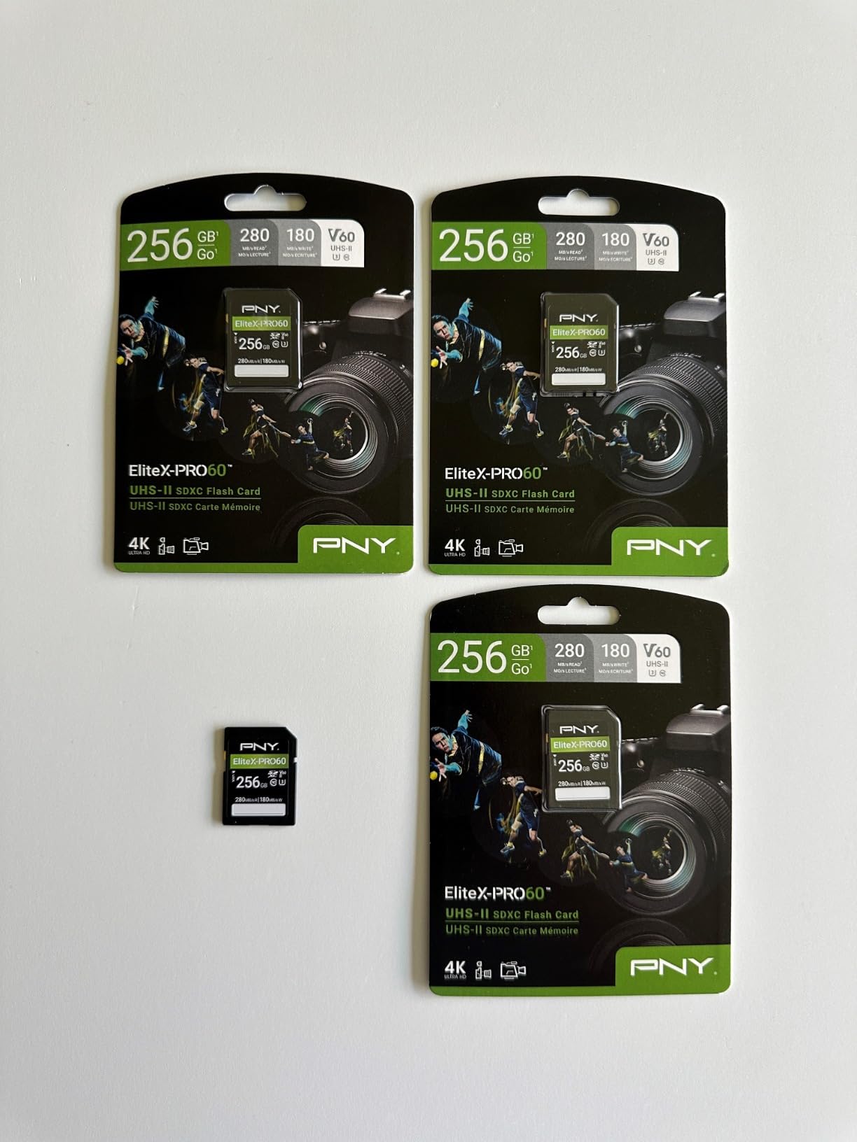 PNY 256GB EliteX-PRO60 U3 V60 UHS-II SDXC Flash Memory Card, 4K Ultra HD | Up to 280MB/s Read, Up to 180MB/s Write, Extreme Professional Performance, DSLR, Mirrorless Cameras, Advanced Video Cameras customer photo 2