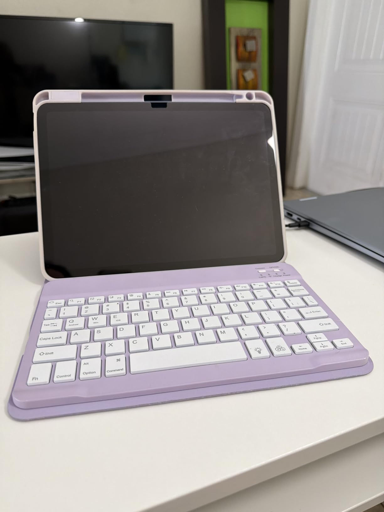 Harvopu for iPad Air 11 Inch & Air 5th 4th Generation Case with Keyboard | 7 Colors Backlit, Detachable Keyboard Folio Cover for iPad Air 11-inch M4/M3/M2, Air 5/Air 4 10.9
