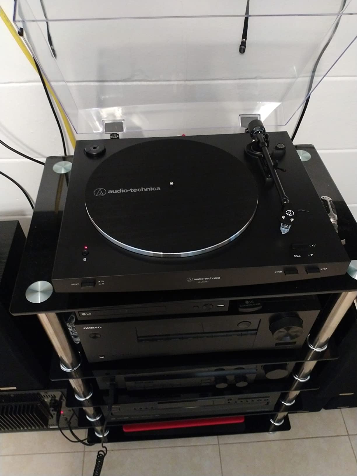 Audio-Technica AT-LP3XBT-BK Bluetooth Turntable Belt Drive Fully Automatic 33/45 (Black) customer photo 2