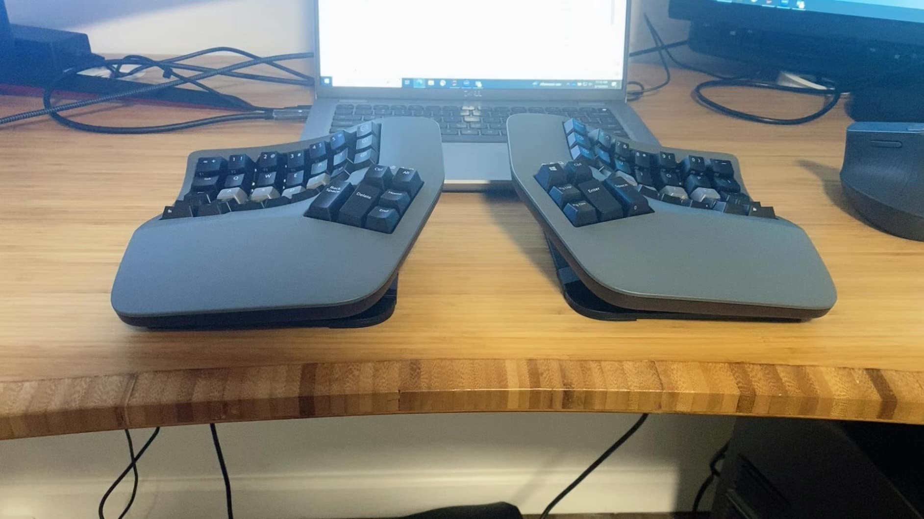 Kinesis Advantage360 Professional Split Ergonomic Keyboard - Bluetooth, Mechanical Switches, Fully Programmable Open Source, Contoured Shape, Adjustable Tenting, Backlit customer photo 2