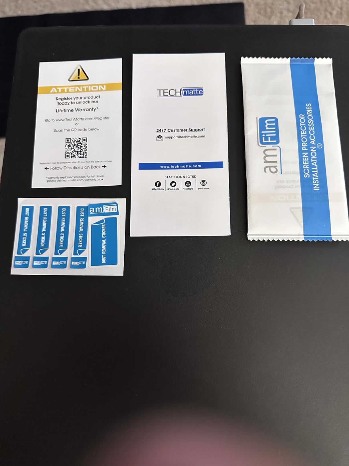 amFilm Auto-Alignment OneTouch for Steam Deck OLED Screen Protector | Tempered Glass Accessories, 30s Install, Bubble Free, Scratch & Drop Resistant, Touch Sensitive, 7.4'' Transparent [2 Pack] customer photo 1