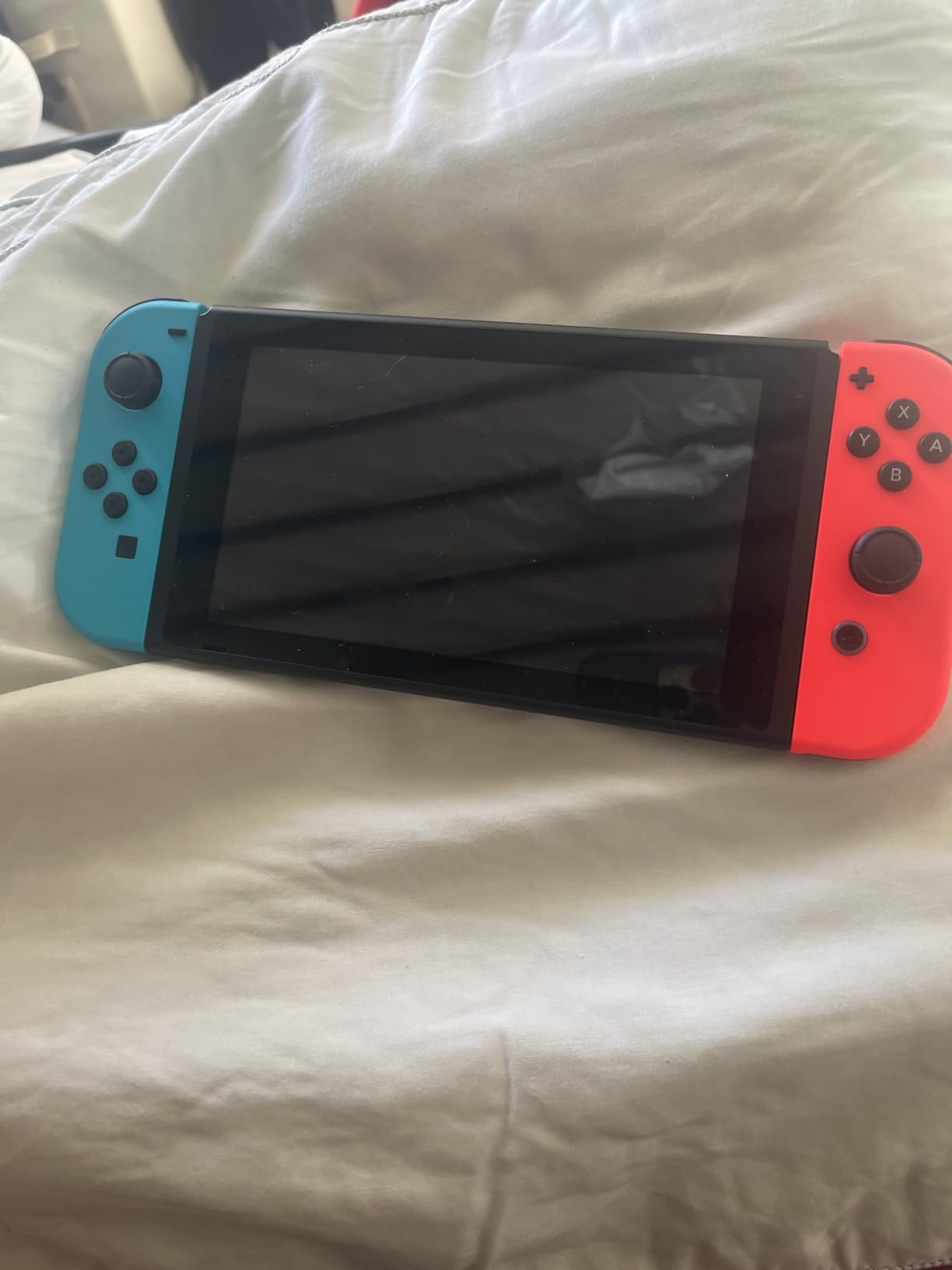 Nintendo Switch with Neon Blue and Neon Red Joy-Con - Handheld Gaming Console customer photo 1