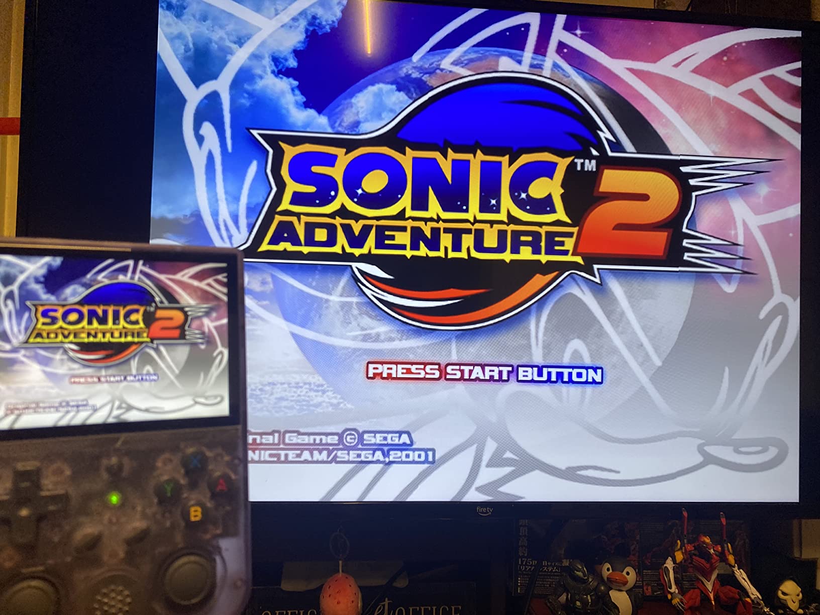Voacle Anbernic RG353V Retro Handheld Game Console, Dual OS Android 11 and Linux System Support 5G WIFI 4.2 Bluetooth Moonlight Streaming TV Output 64G SD Card 4452 Games (RG353V-Purple) customer photo 1
