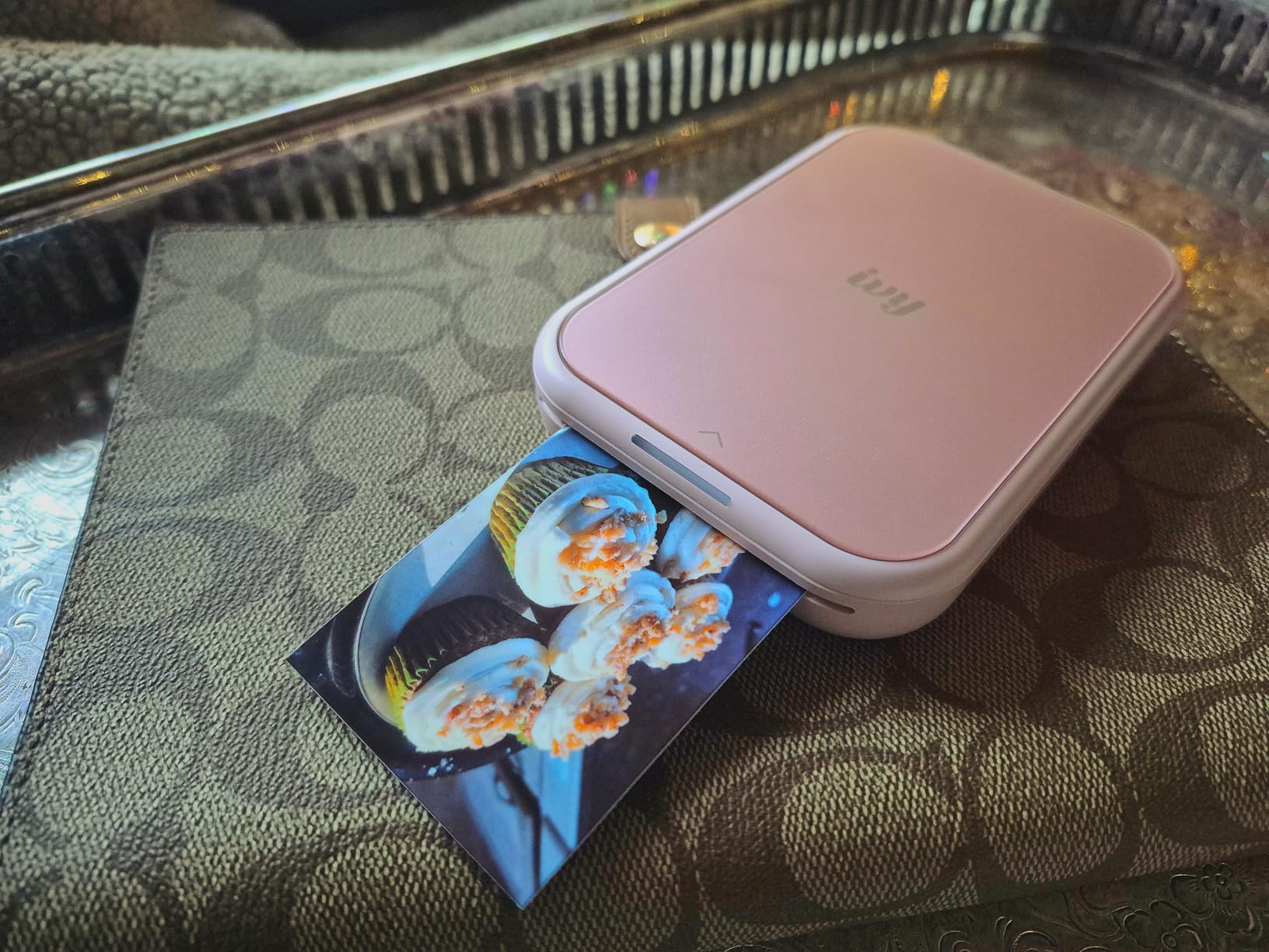 Canon Ivy 2 Mini Photo Printer, Print from Compatible iOS & Android Devices, Sticky-Back Prints, Pure White customer photo 2