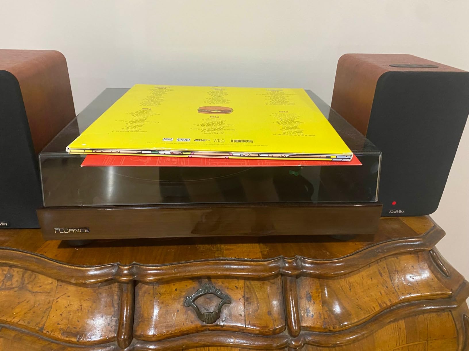 Saiyin Powered Bluetooth Bookshelf Speakers | 40W*2, 4 Inch Woofer, Bluetooth/Optical/Auxiliary/RCA Inputs, Sub Out, TV/Turntable/Record Player/PC/Computer customer photo 2