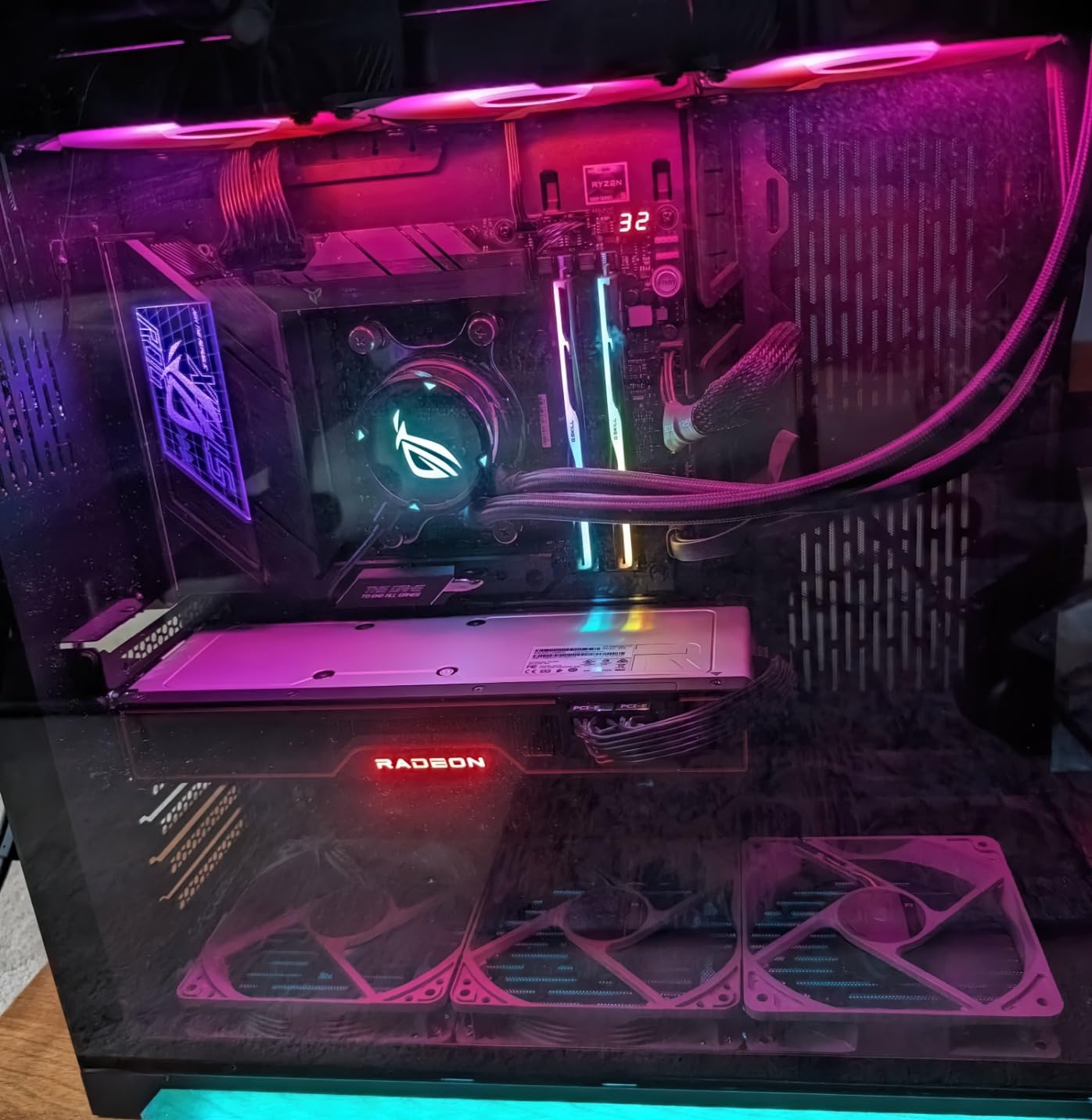 G.SKILL Trident Z5 Neo RGB Series DDR5 RAM (AMD EXPO) 64GB (2x32GB) 6000MT/s CL30-40-40-96 1.40V Desktop Computer Memory U-DIMM - Matte Black (F5-6000J3040G32GX2-TZ5NR) customer photo 1