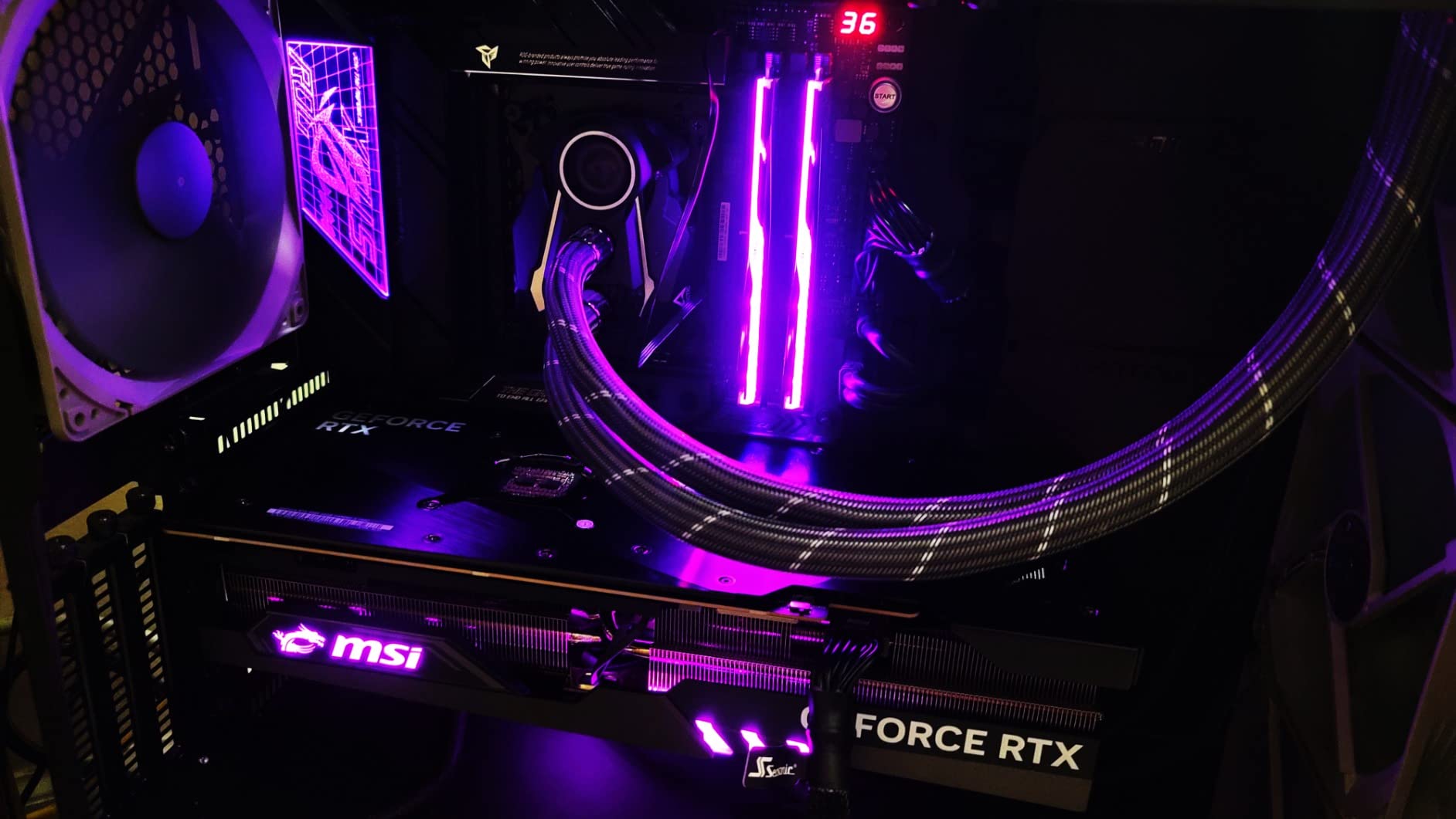 Gaming GeForce RTX 4080 16GB GDRR6X 384-Bit HDMI/DP Nvlink Tri-Frozr 3 Ada Lovelace Architecture Graphics Card (RTX 4080 16GB Gaming X Trio) customer photo 1