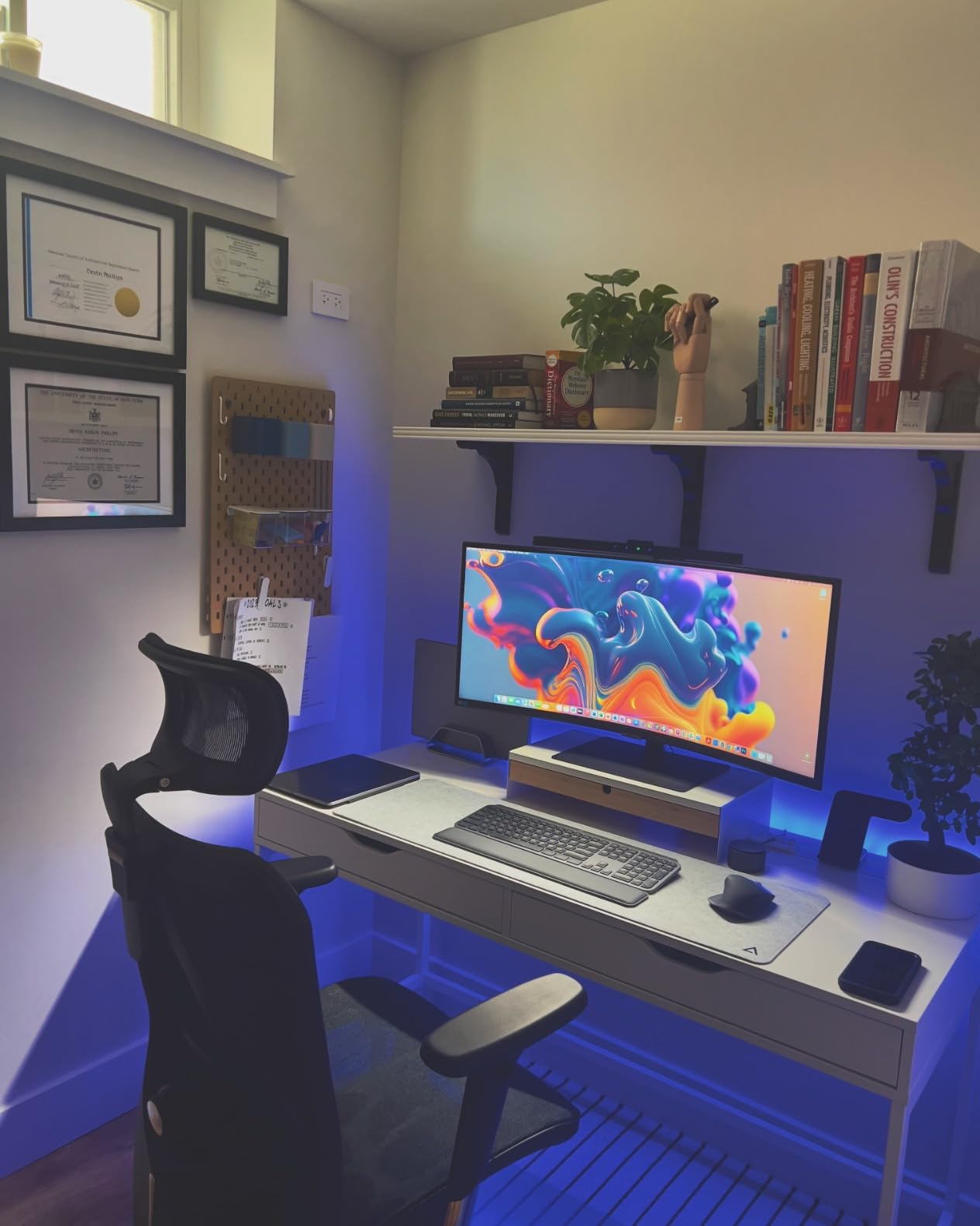 SAMSUNG Viewfinity S65UA Series 34-Inch Ultrawide QHD Curved Monitor, 100Hz, USB-C, HDR10 (1 Billion Colors), Height Adjustable Stand, TUV-certified Intelligent Eye Care (LS34A654UBNXGO), Black customer photo 2