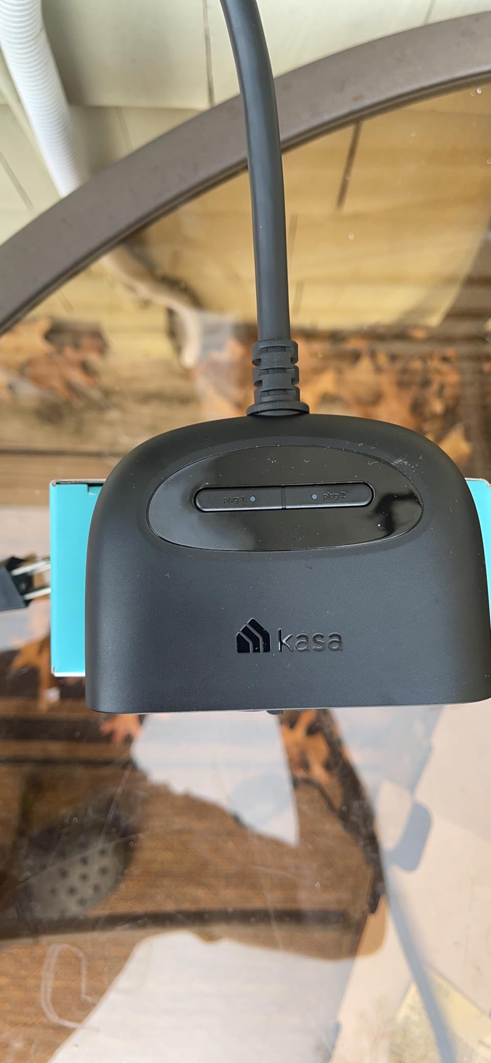 Kasa Apple HomeKit Outdoor Smart Plug, 2 Sockets, IP64 Weather Resistance for Outdoor String Lights, Compatible with Siri, Alexa & Google Home, Long Wi-Fi Range, 2.4G Wi-Fi Only, ETL Certified (EP40A) customer photo 1