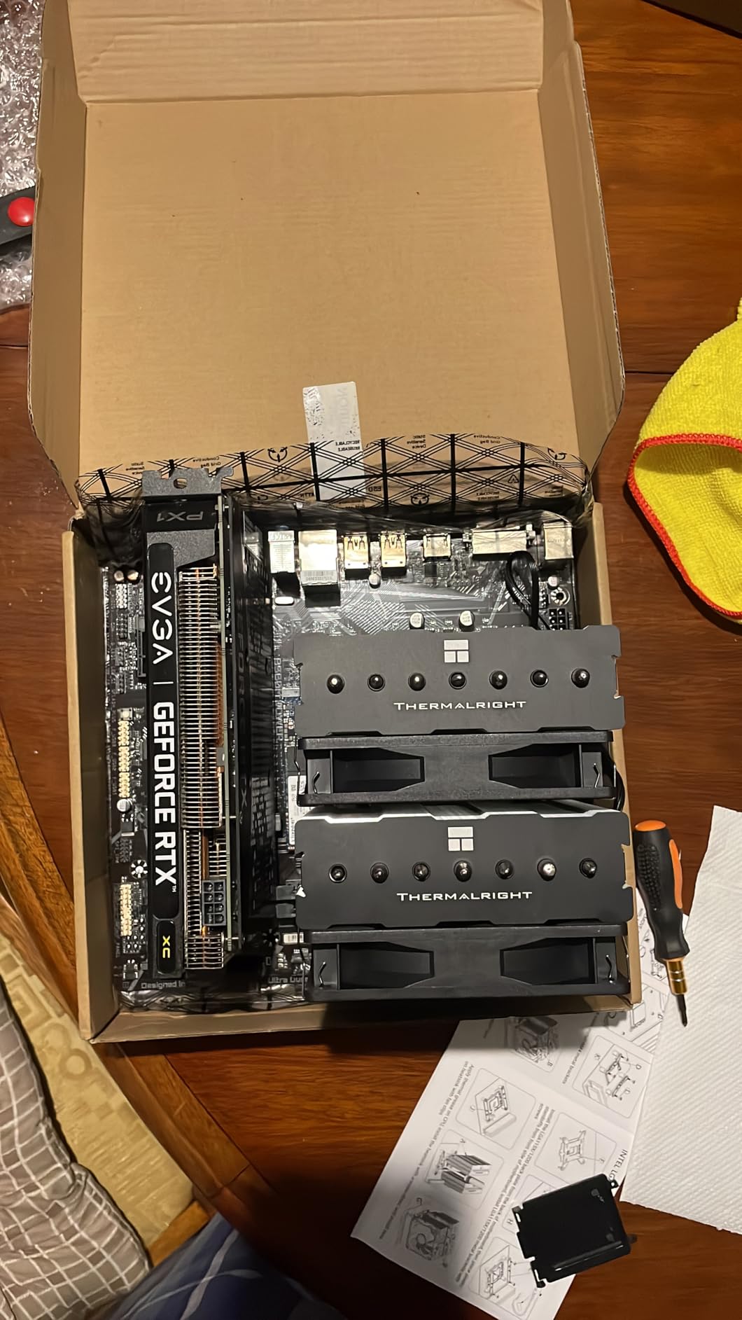 Thermalright Phantom Spirit 120SE CPU Air Cooler, 7 Heat Pipes CPU Cooler, Dual 120mm TL-C12B V2 PWM Fans, AGHP 4.0 Technology, S-FDB Bearing, for AM4/AM5/Intel lga1851/1700/1150/1151/1200, PC Cooling customer photo 2