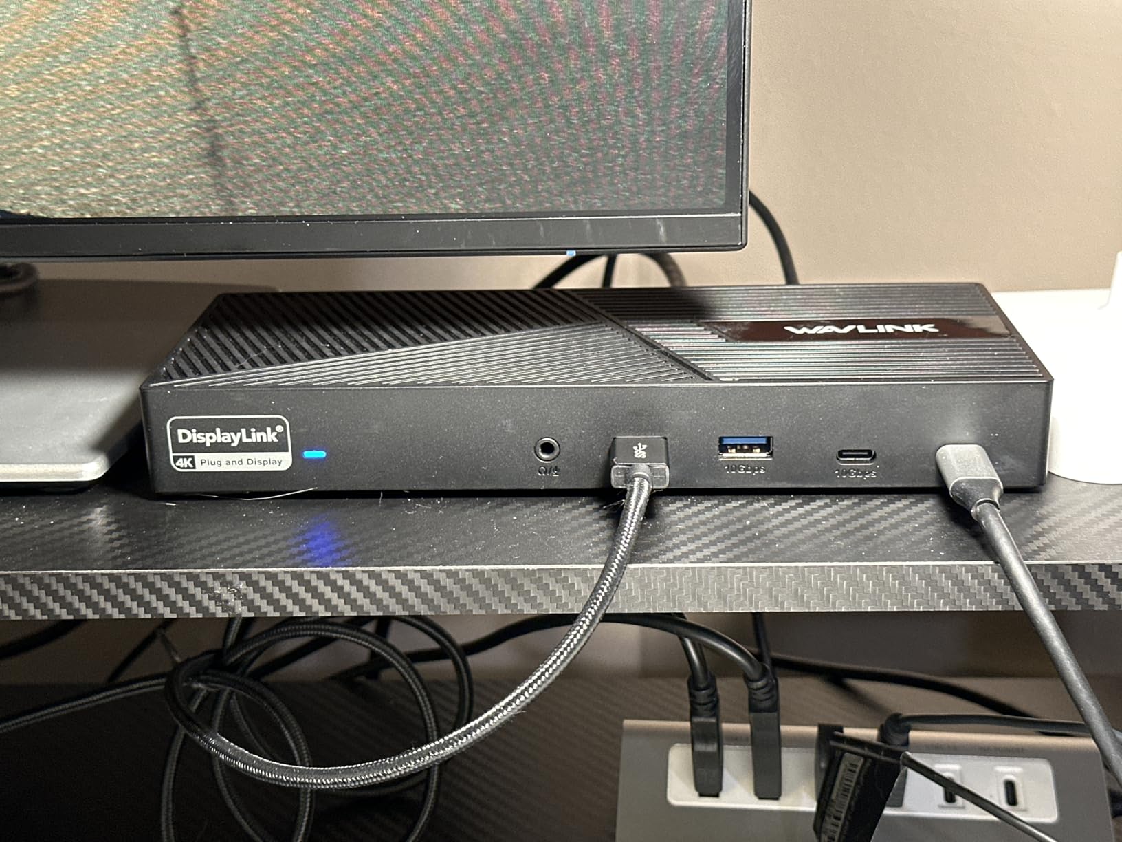WAVLINK USB C Docking Station 4K@60Hz 3 Monitor for Mac(M1-M5,Neo),Windows | 100W PD Charging for Laptop with Thunderbolt 5/4/3, USB C - Displaylink Triple Monitor, 3 HDMI, 2 DP, 6 USB Ports, LAN, Audio customer photo 2
