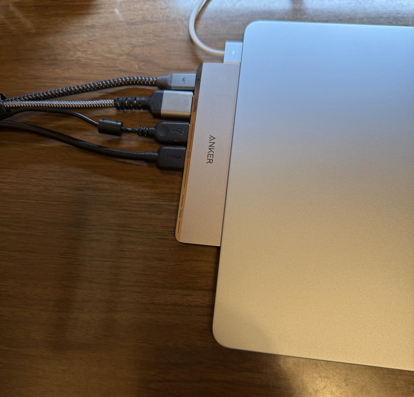 Anker USB-C Hub for MacBook, 7-in-2 Mac Dock with 4K@60Hz HDMI | Thunderbolt 4 Compatible, USB-C and 2 USB-A 5Gbps Data Ports, for MacBook Pro, MacBook Air M4/M5 and More (Not Work with Neo) customer photo 1
