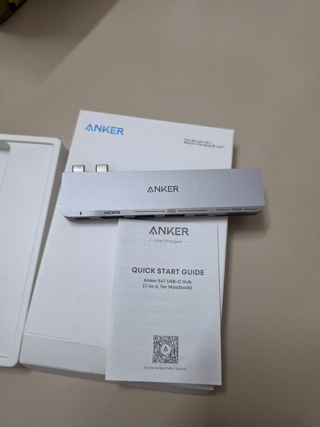 Anker USB-C Hub for MacBook, 7-in-2 Mac Dock with 4K@60Hz HDMI | Thunderbolt 4 Compatible, USB-C and 2 USB-A 5Gbps Data Ports, for MacBook Pro, MacBook Air M4/M5 and More (Not Work with Neo) customer photo 2