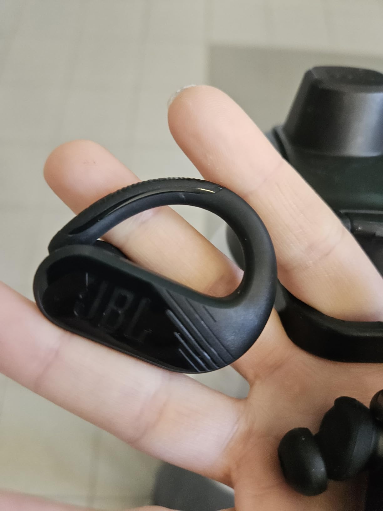 JBL Endurance Peak 3 - Dust and Water Proof (IP68) True Wireless Active Earbuds, White customer photo 2