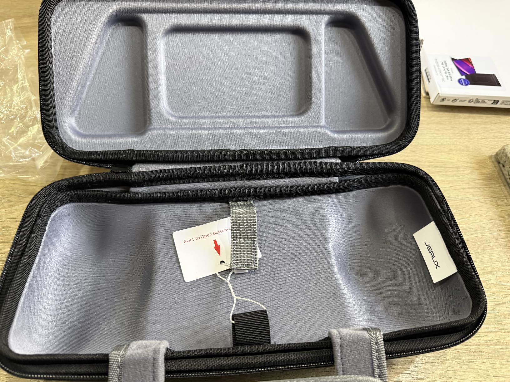 JSAUX Carrying Case Compatible with Steam Deck/ROG Ally, Protective Hard Shell Travel Case Fits Charger & Dock, Portable Bag for Steam Deck OLED/ROG Ally X customer photo 2