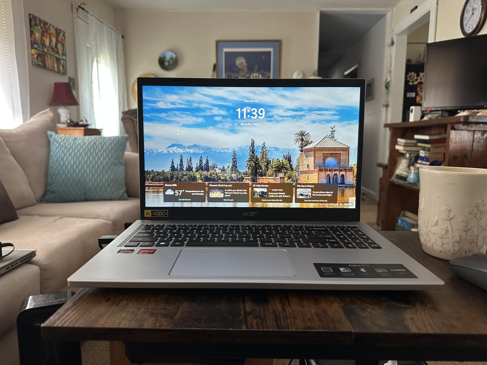 Acer Aspire 3 A315-24P-R7VH Slim Laptop, 15.6