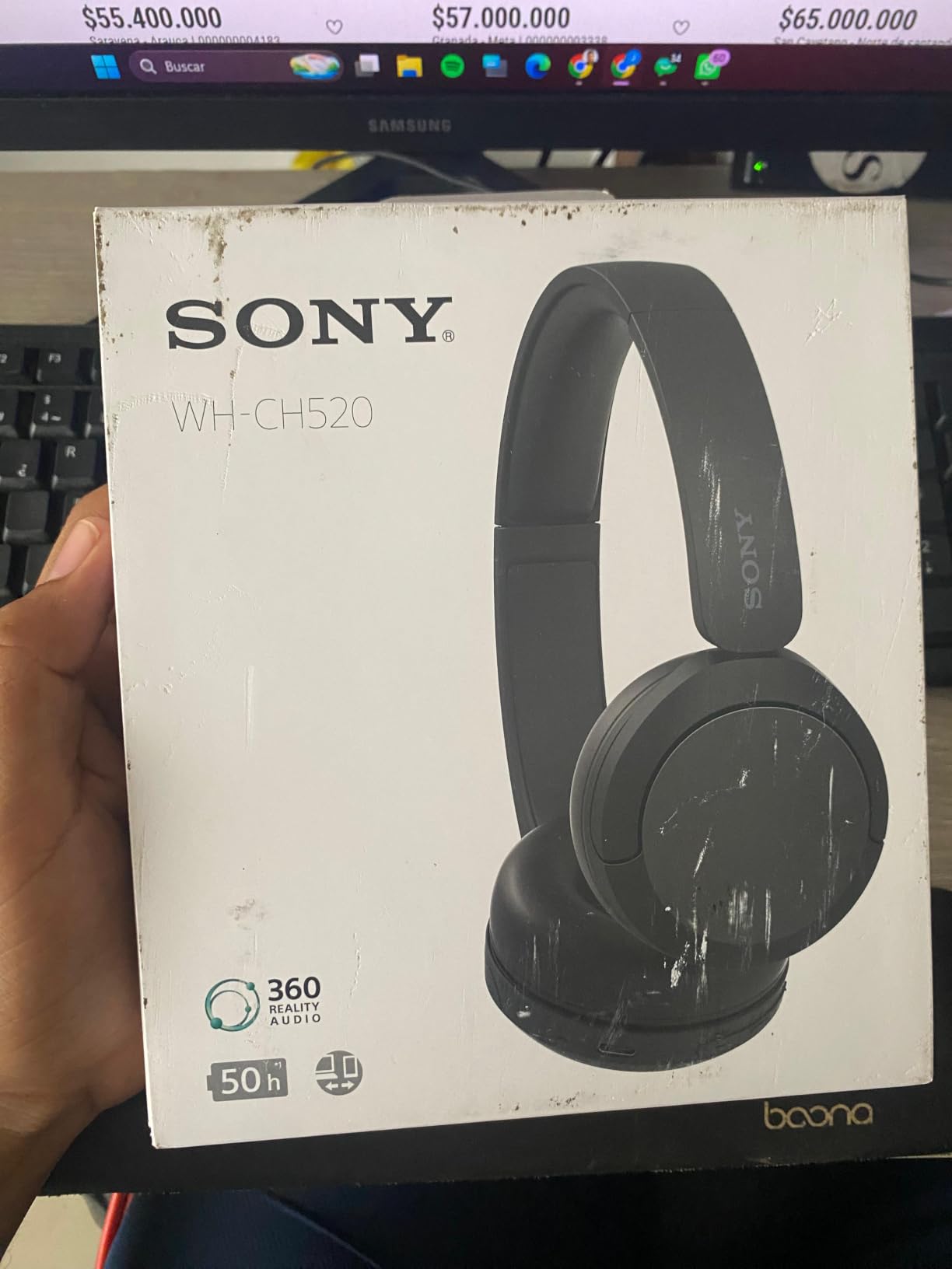 Sony WH-CH520 Wireless On-Ear Bluetooth Headphones with Mic, Cappuccino | Up to 50 Hrs Battery, Multipoint Connection, Clear Calls customer photo 1