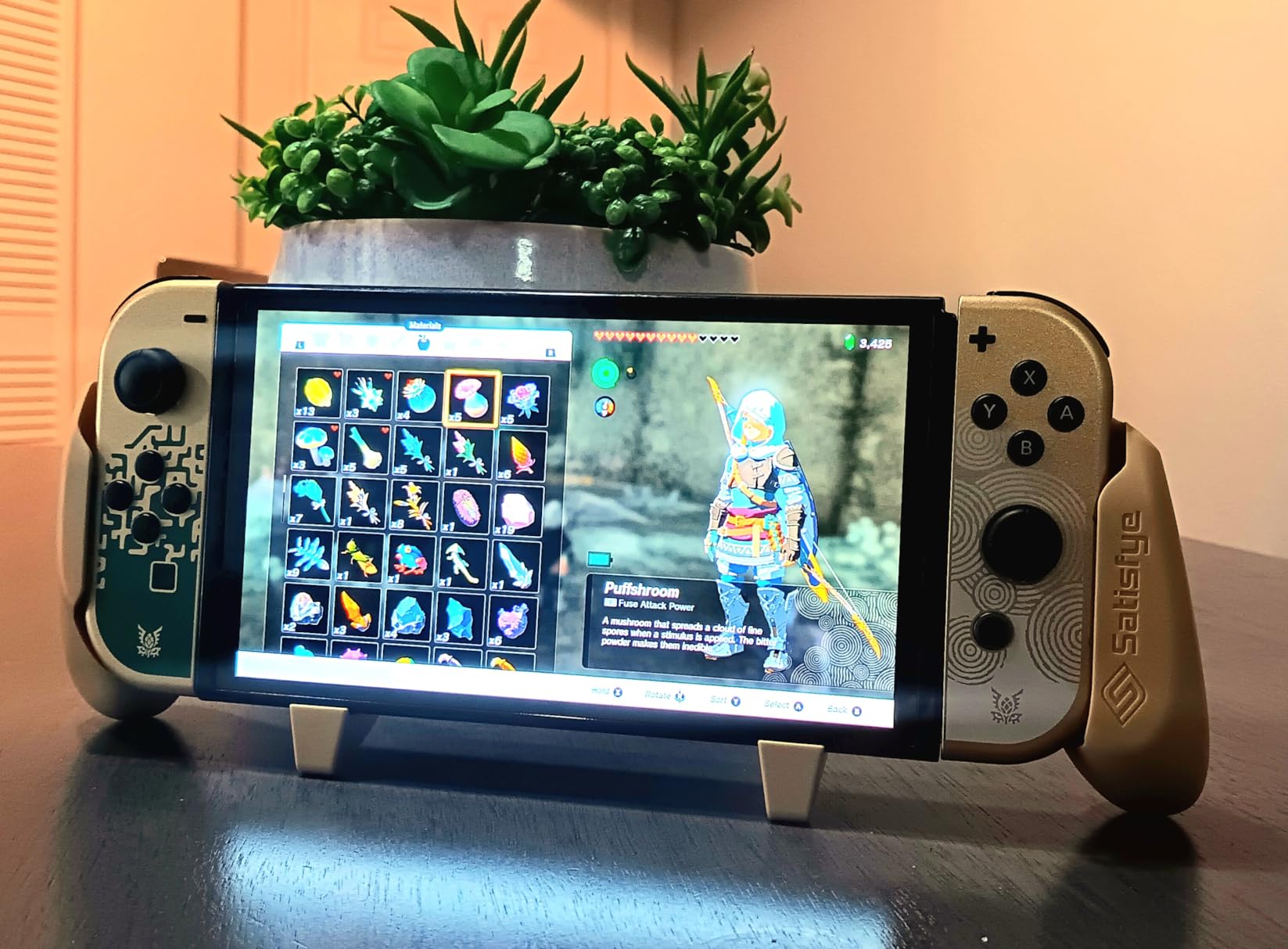 Satisfye - ZenGrip Pro Gen 3 OLED, Switch Grip Comfortable & Ergonomic, Joy Con & Switch Control - Blue customer photo 1