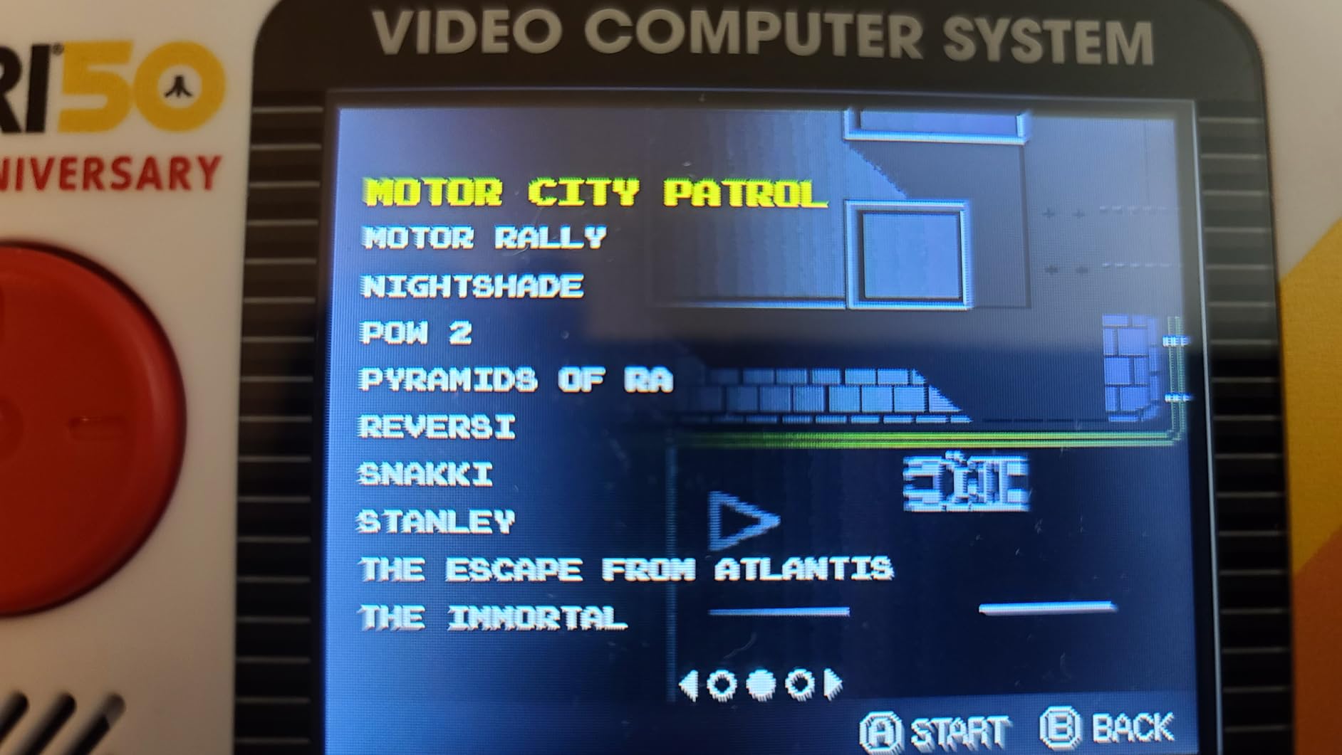 My Arcade Atari Pocket Player - Console preloaded with 100 Games, 2.8