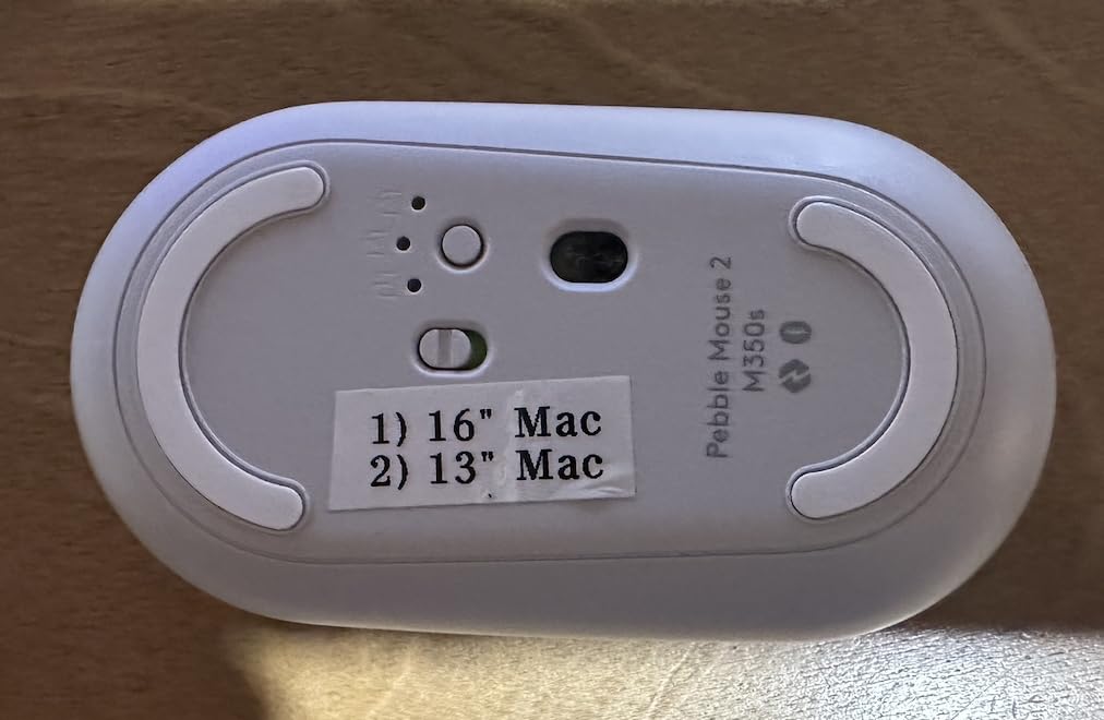 Logitech M350s Pebble 2 Bluetooth Wireless Mouse - Tonal White | Slim Bluetooth, Portable, Lightweight, Customizable Button, Quiet Clicks, Easy-Switch for Windows, macOS, iPadOS, Chrome OS customer photo 1