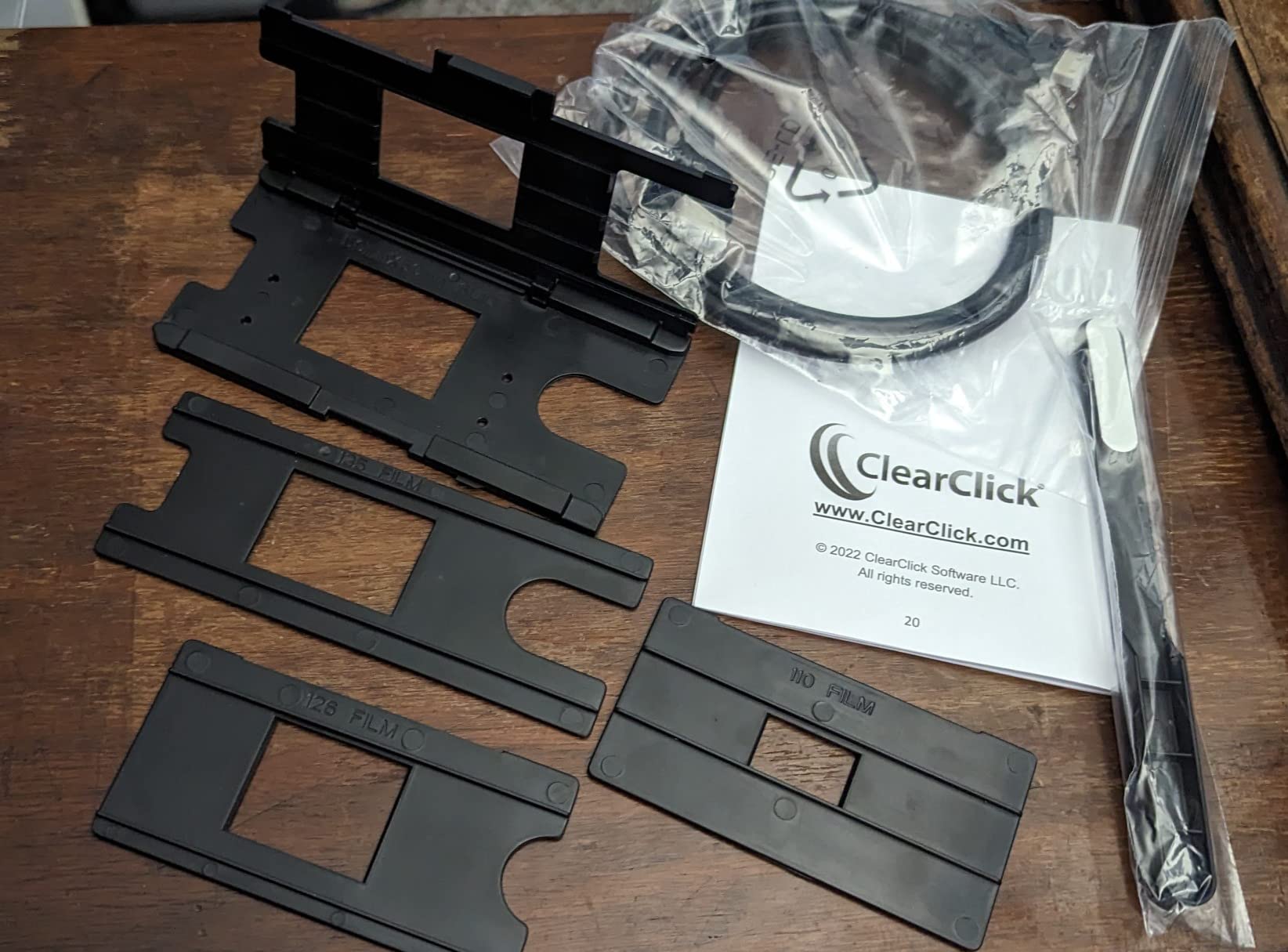 ClearClick Virtuoso 3.0 22MP Film & Slide Scanner (35mm, 110, 126) with 7