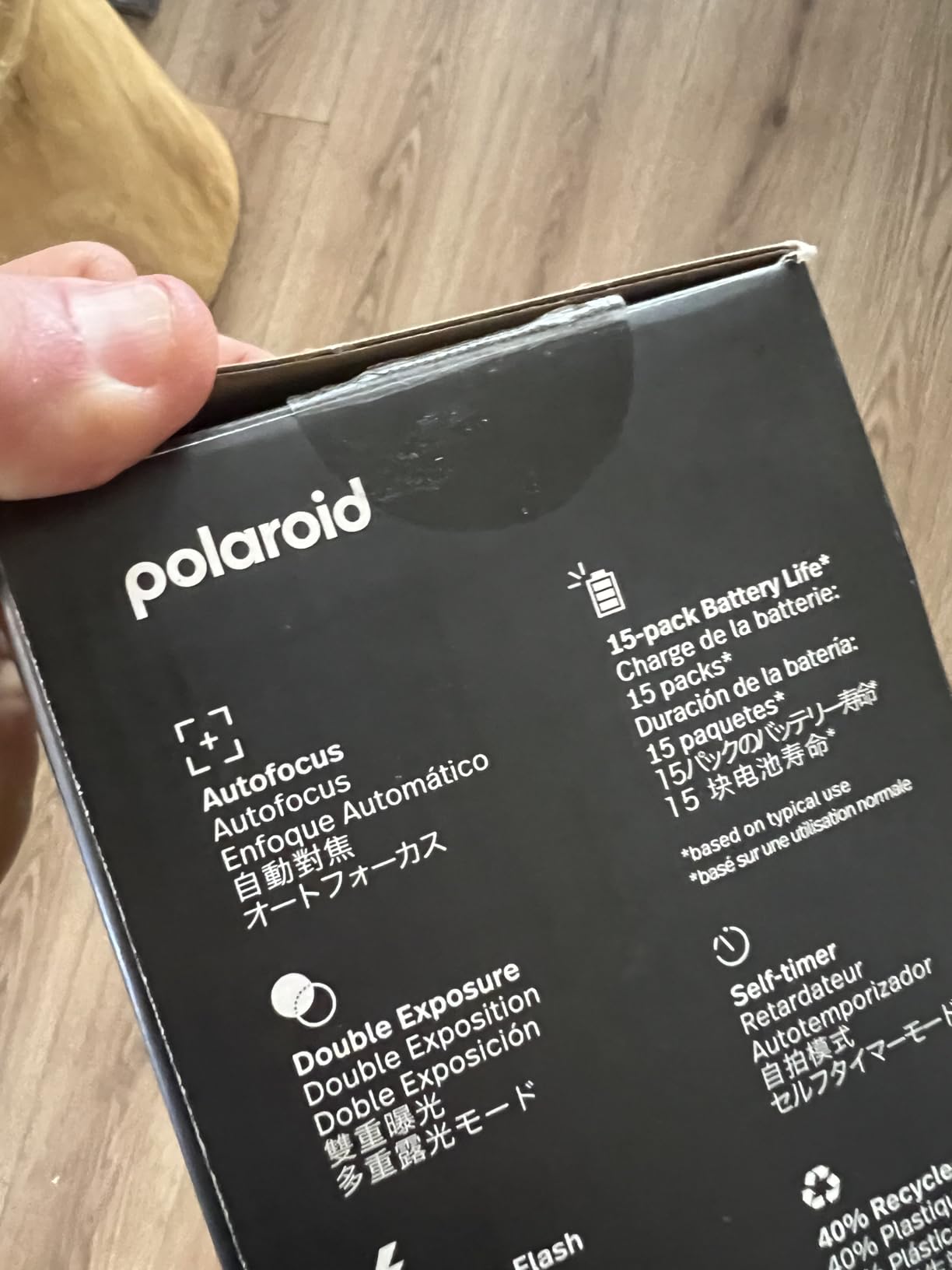 Polaroid Now 2nd Generation I-Type Instant Film Camera - Black (9095) customer photo 1