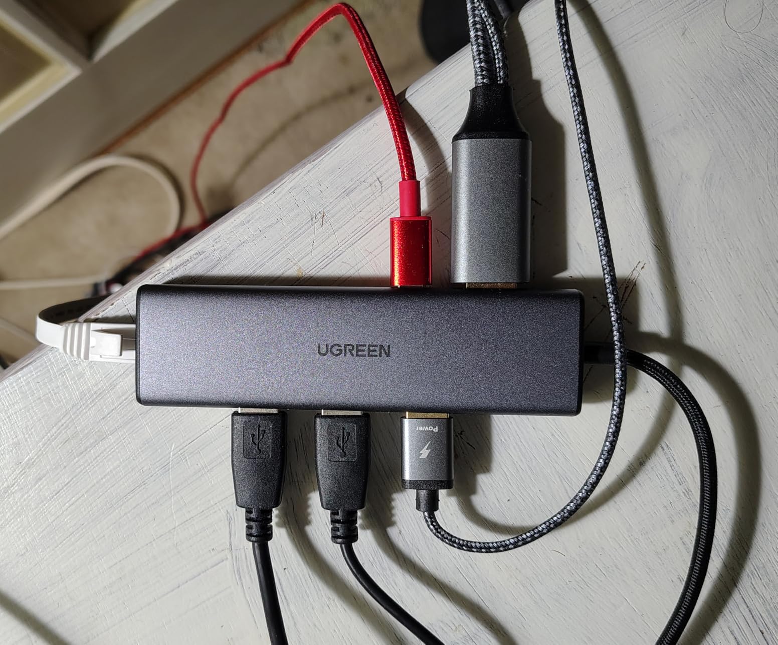 UGREEN Revodok 6 in 1 USB C Hub Gigabit Ethernet Adapter with 4K HDMI | 100W PD Charging,USB A Data Ports Compatible with MacBook Neo/Pro/Air M1, M2, M3, M4,M5,iPad, iPhone 17/16, Steam Deck customer photo 2