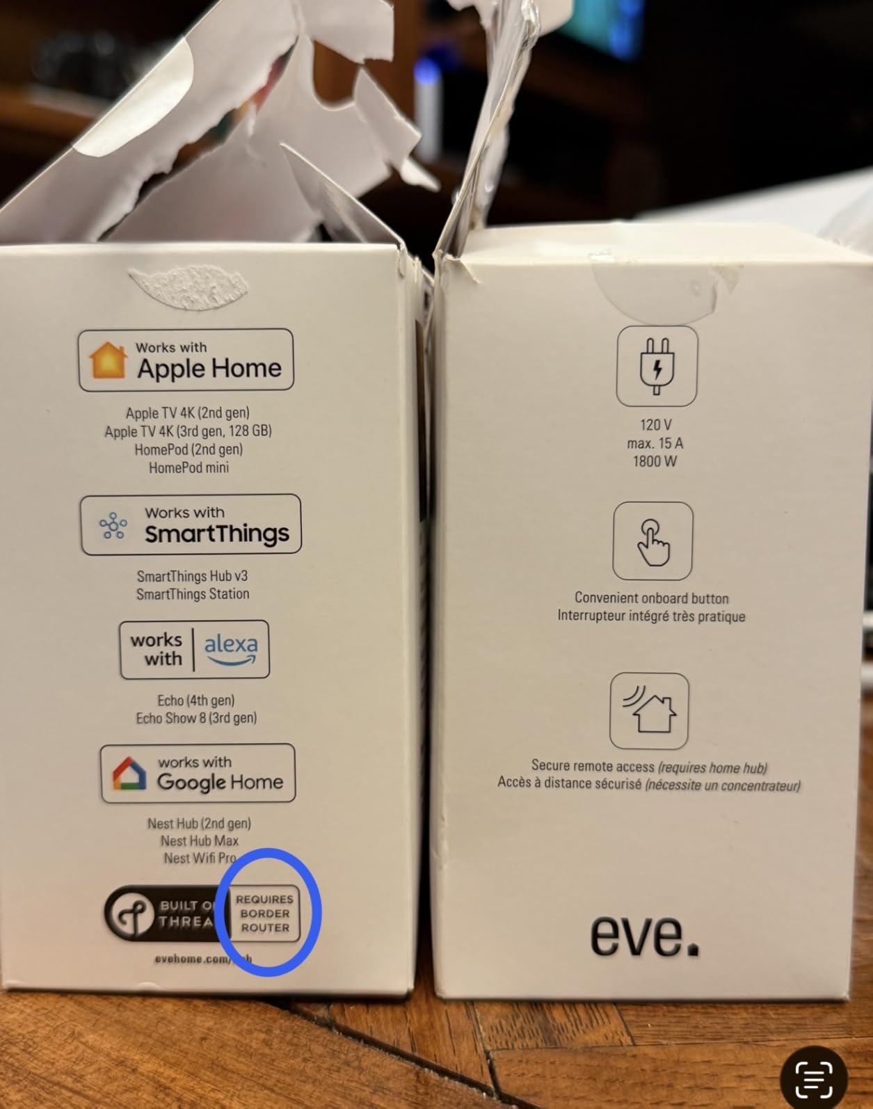 Eve Energy (Matter) 2-Pack - Smart Plug & Power Meter | app/voice control, automate lights/appliances, for Alexa/Apple/Google/SmartThings/Home Assistant, Thread Border Router requ. customer photo 1