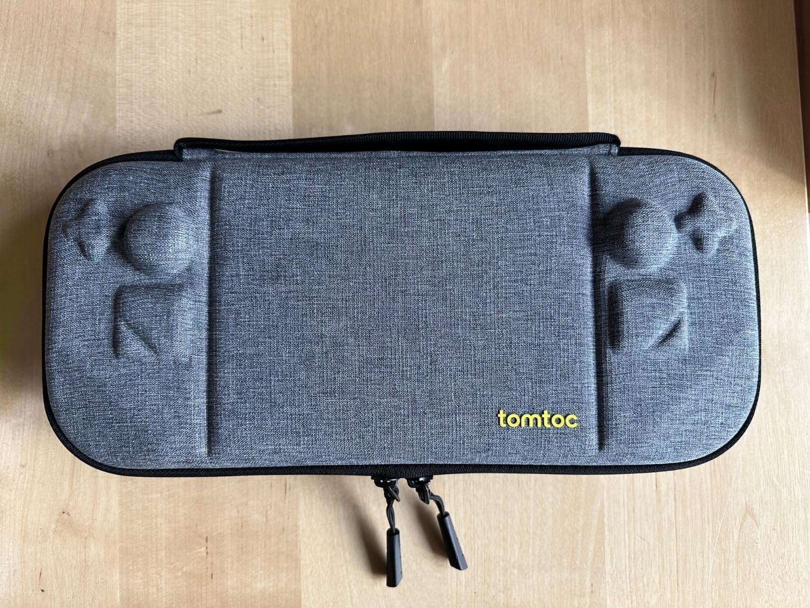 tomtoc Slim Carrying Case for Steam Deck/OLED, Protective Travel Bag | Portable Hard Shell Cover for Steam Deck & Accessories, Lightweight Odorless Felt Storage Bag, Soft Interior for Daily Travel customer photo 1