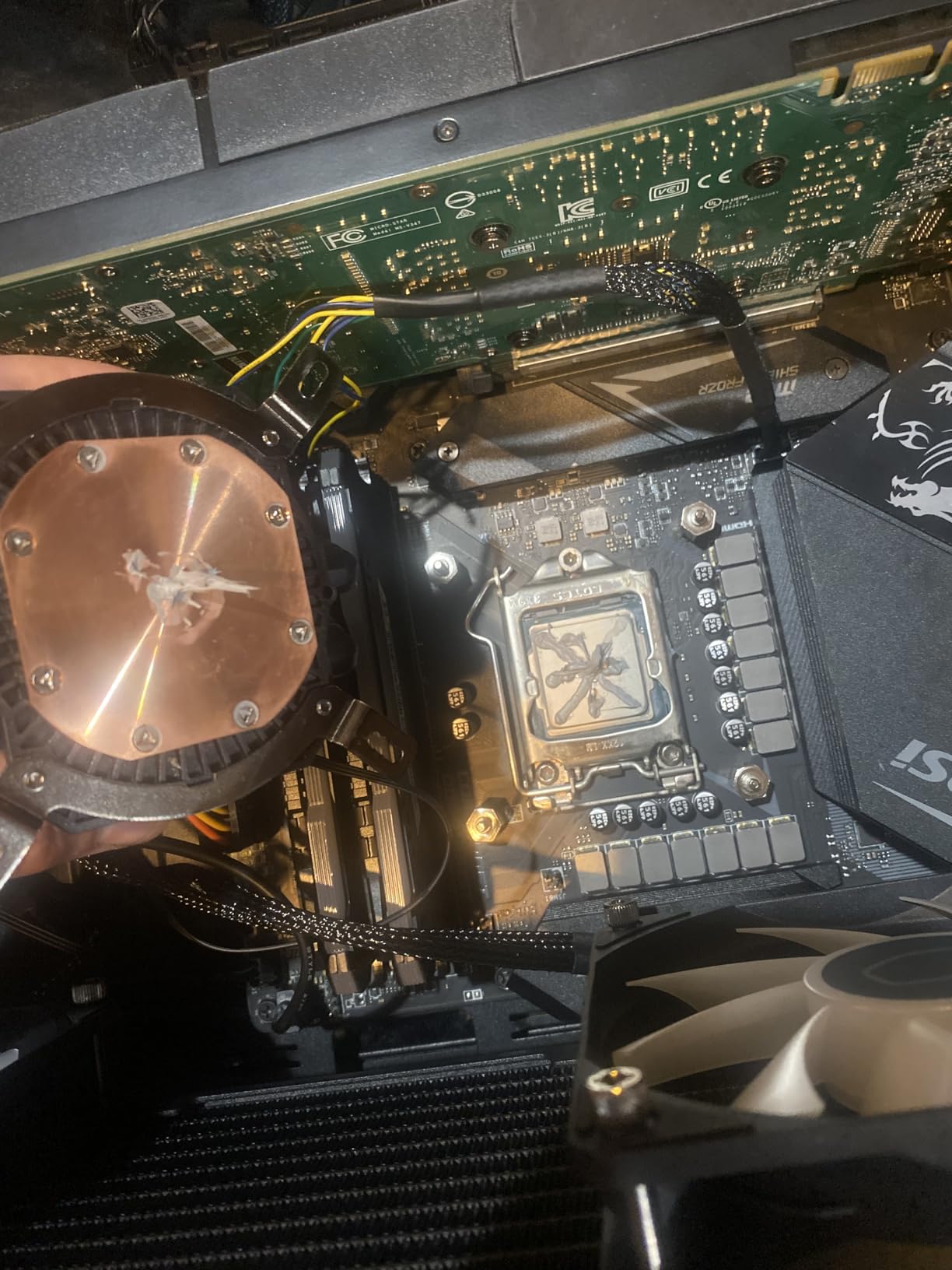 Cooler Master 360L Core AIO CPU Liquid Cooler - 360mm Radiator, 3X ARGB PWM Fans, Patented Gen S Dual-Chamber Pump, Quiet Cooling & Easy Installation, AMD AM5/AM4 & Intel LGA 1851/1700, Black customer photo 2