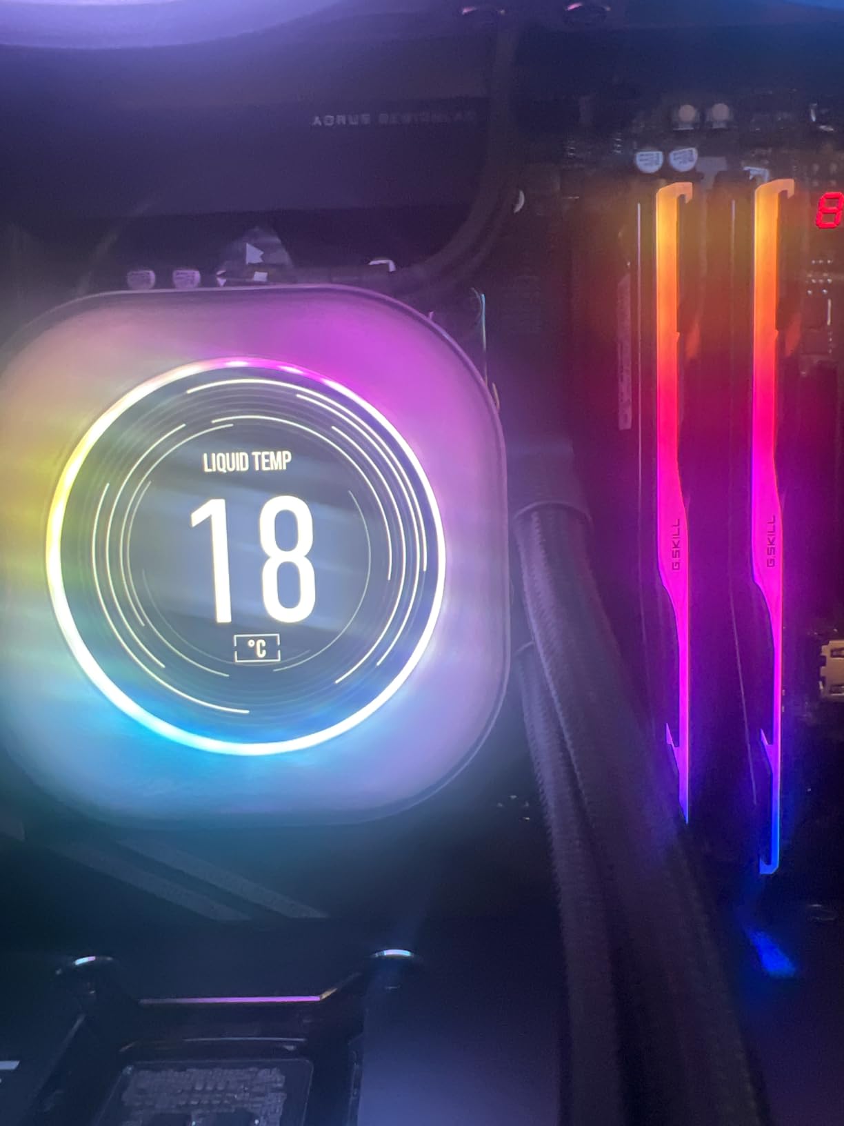 Trident Z5 Neo RGB Series DDR5 RAM (AMD Expo & Intel XMP 3.0) 32GB (2x16GB) 6000MT/s CL30-38-38-96 1.35V Desktop Computer Memory U-DIMM - Matte Black (F5-6000J3038F16GX2-TZ5NR) customer photo 1