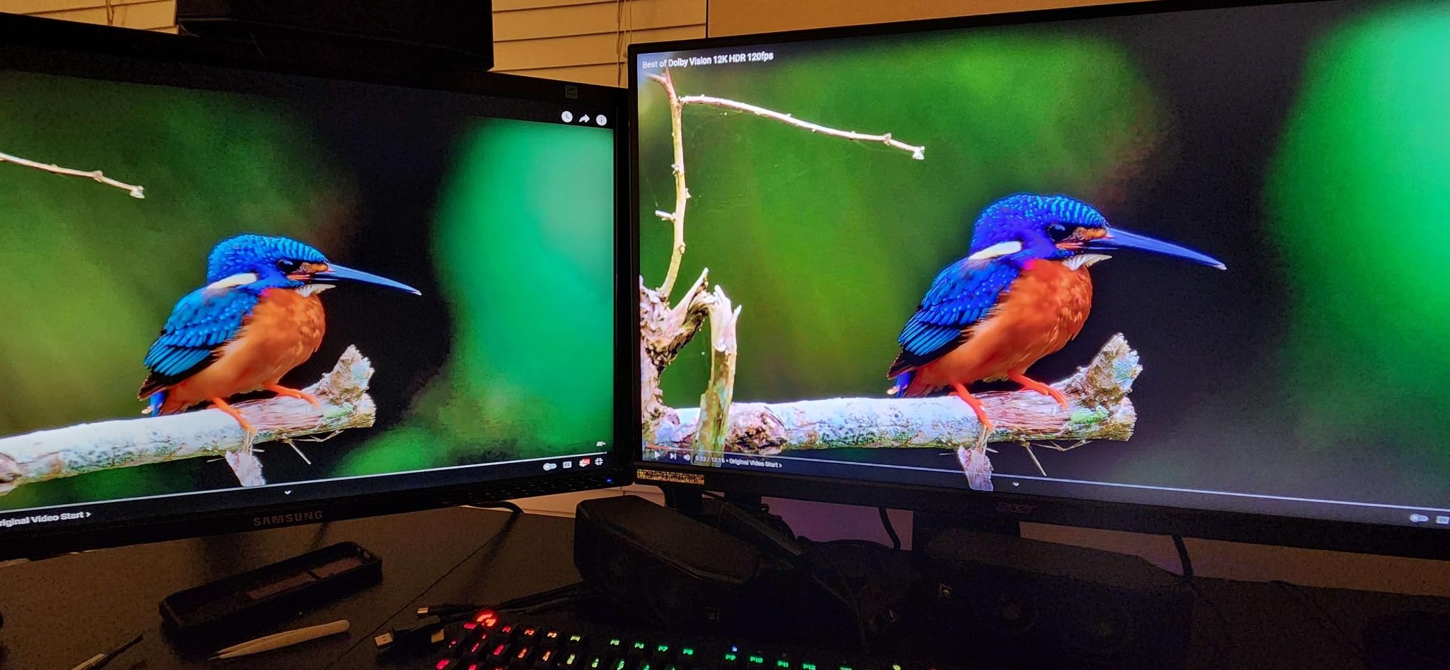Acer Nitro 27in QHD 2560x1440 IPS 180Hz Gaming Monitor XV271U M3bmiiprx | 0.5ms, AMD FreeSync, DCI-P3 95%, 2xHDMI, DisplayPort, Ergo Stand, Speaker, VESA Mountable, Bluelight Filter customer photo 2