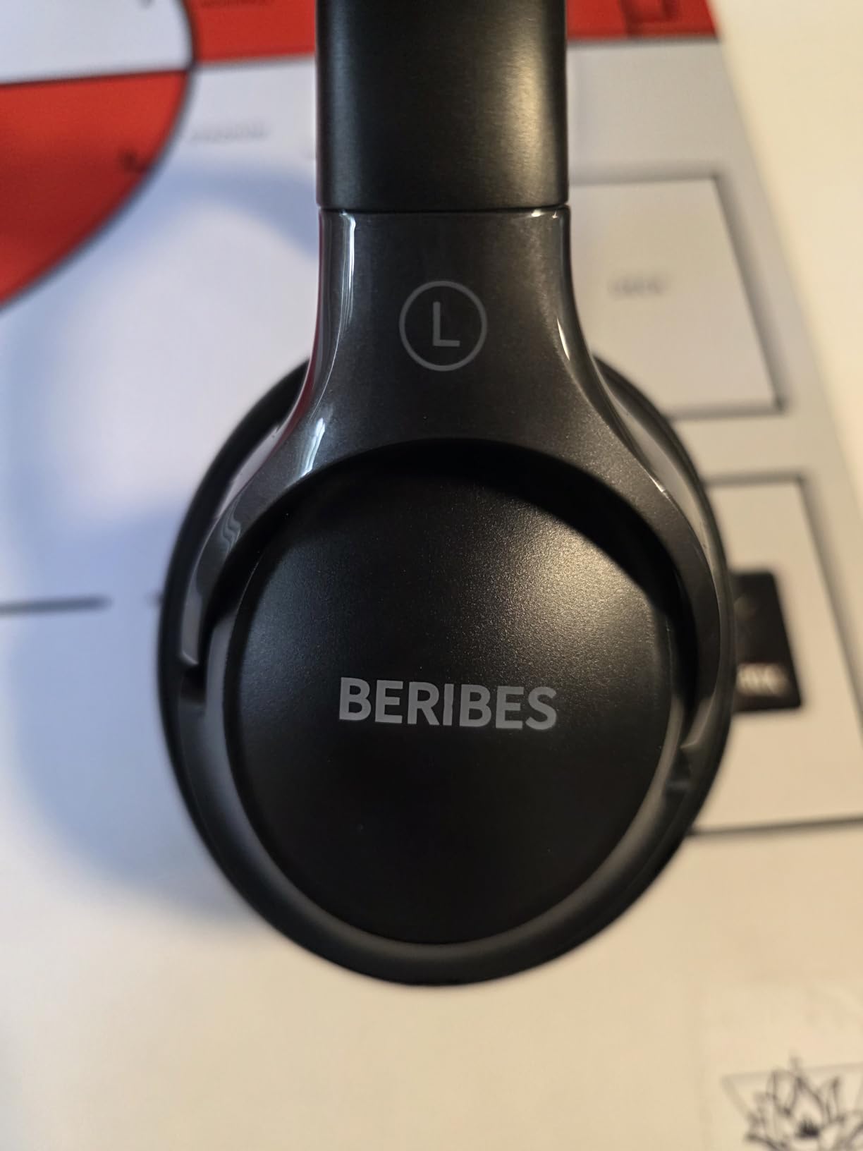 BERIBES Bluetooth Headphones Over Ear, 65H Playtime and 6 EQ Music Modes Wireless Headphones with Microphone, HiFi Stereo Foldable Lightweight Headsets, Deep Bass for Home Office Cellphone PC Ect. customer photo 2