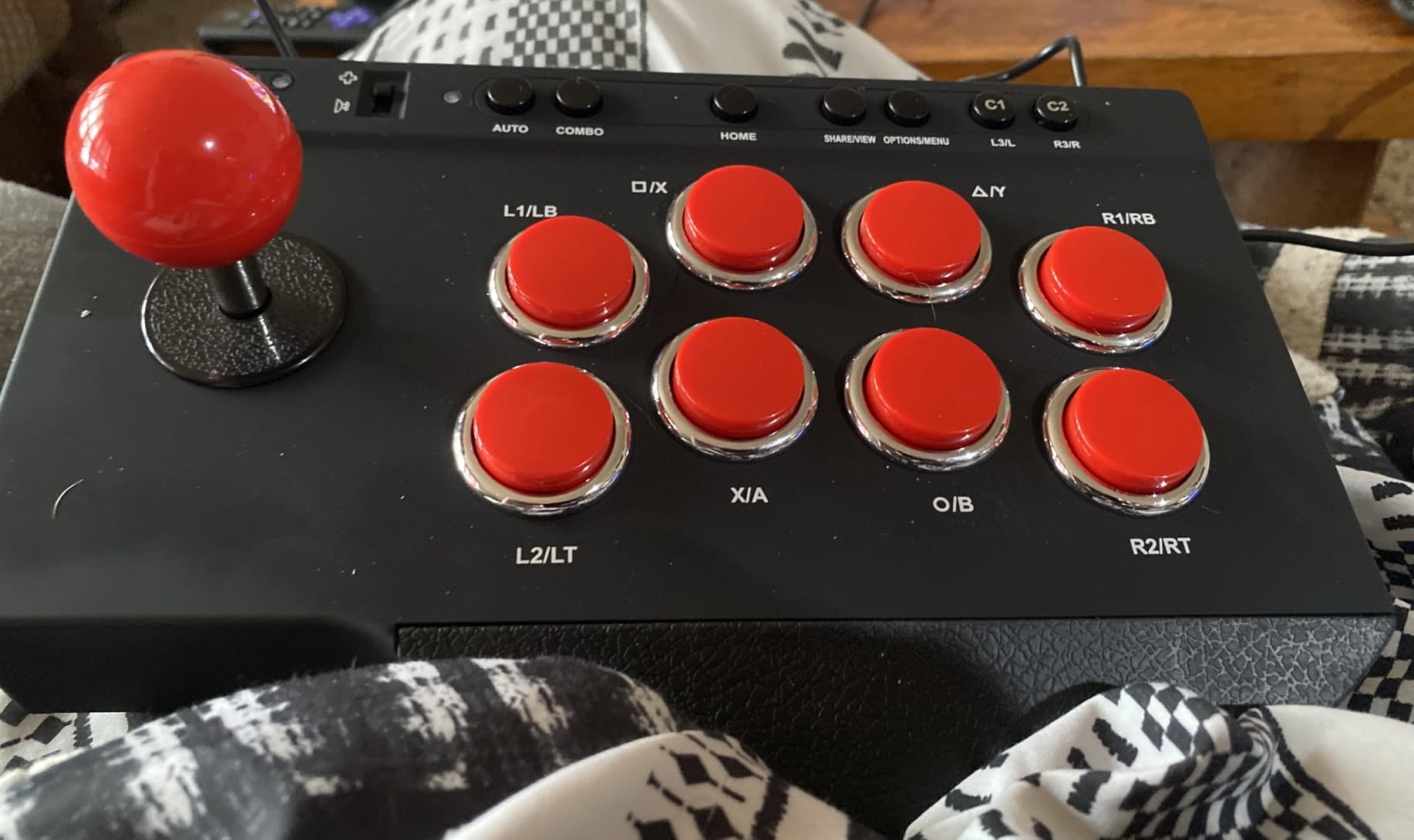 SUBSONIC Arcade Stick Controller for PS4, Xbox Serie X/S, Xbox One, PC, PS3 | Arcade fight stick PS4 & PC, PS4 joystick controller, Street fighter arcade controller, Joystick gaming customer photo 1