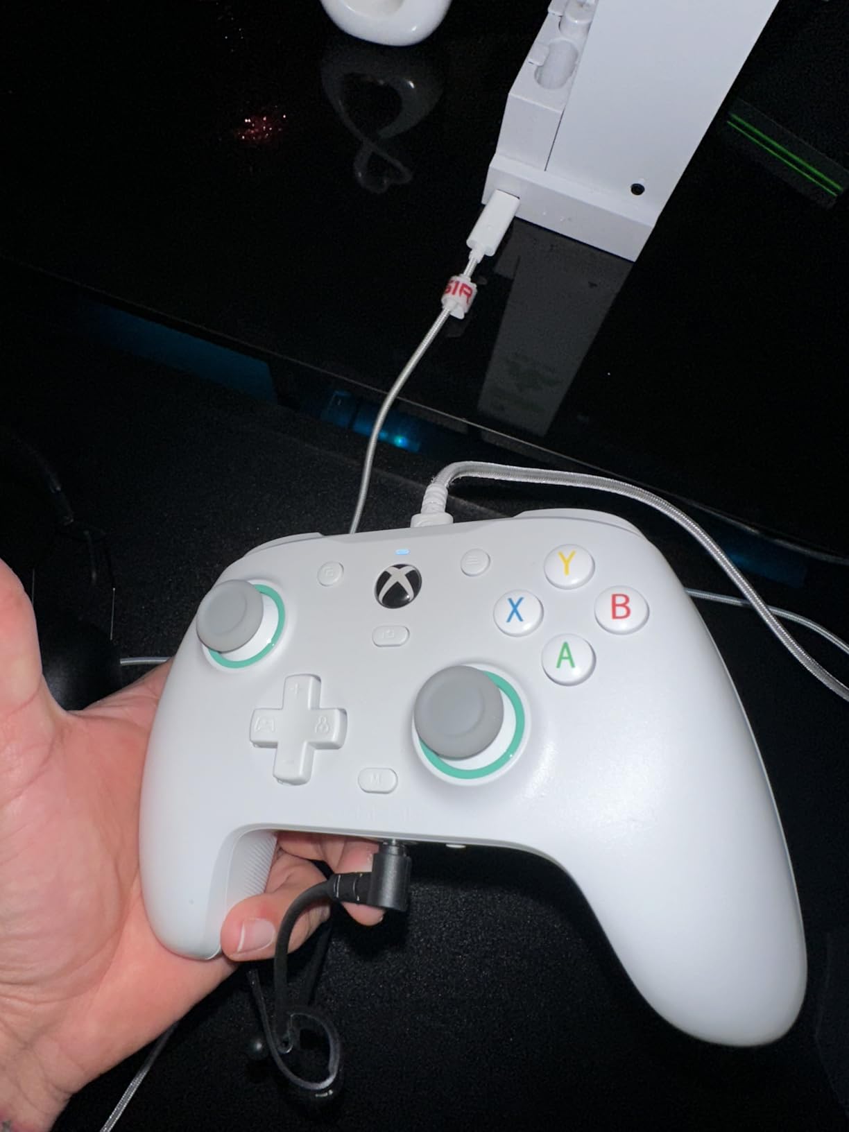 GameSir G7 SE Wired Controller for Xbox Series X|S, Xbox One & Windows 10/11, Plug and Play Gaming Gamepad with Hall Effect Joysticks/Hall Trigger, 3.5mm Audio Jack (White) customer photo 1