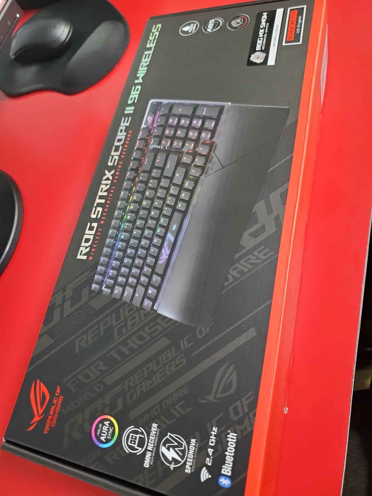 ASUS ROG Strix Scope II 96 Wireless Mechanical Gaming Keyboard customer photo 2