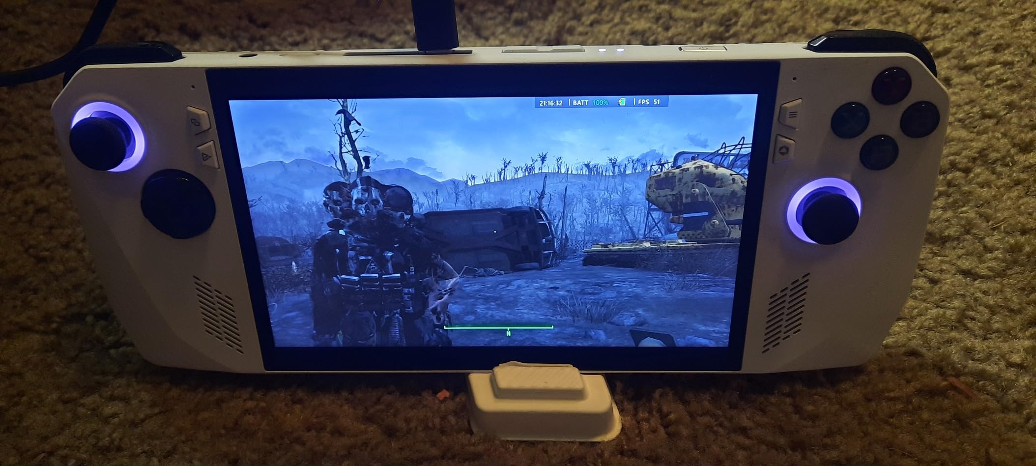 ASUS - ROG Ally Gaming Handheld Console - Z1 Processor, 512GB, 1080p 120Hz Display, White customer photo 1