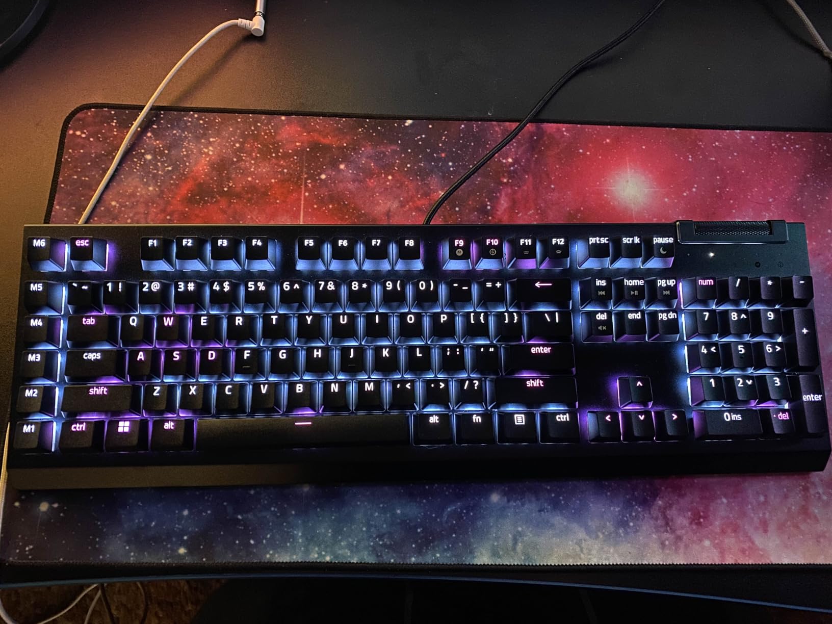Razer BlackWidow V4 X Mechanical Gaming Keyboard, Yellow Switches, Black | Linear & Silent Switches, 6 Dedicated Macro Keys, Chroma RGB, Doubleshot ABS Keycaps, Roller & Media Controls, Snap Tap customer photo 1