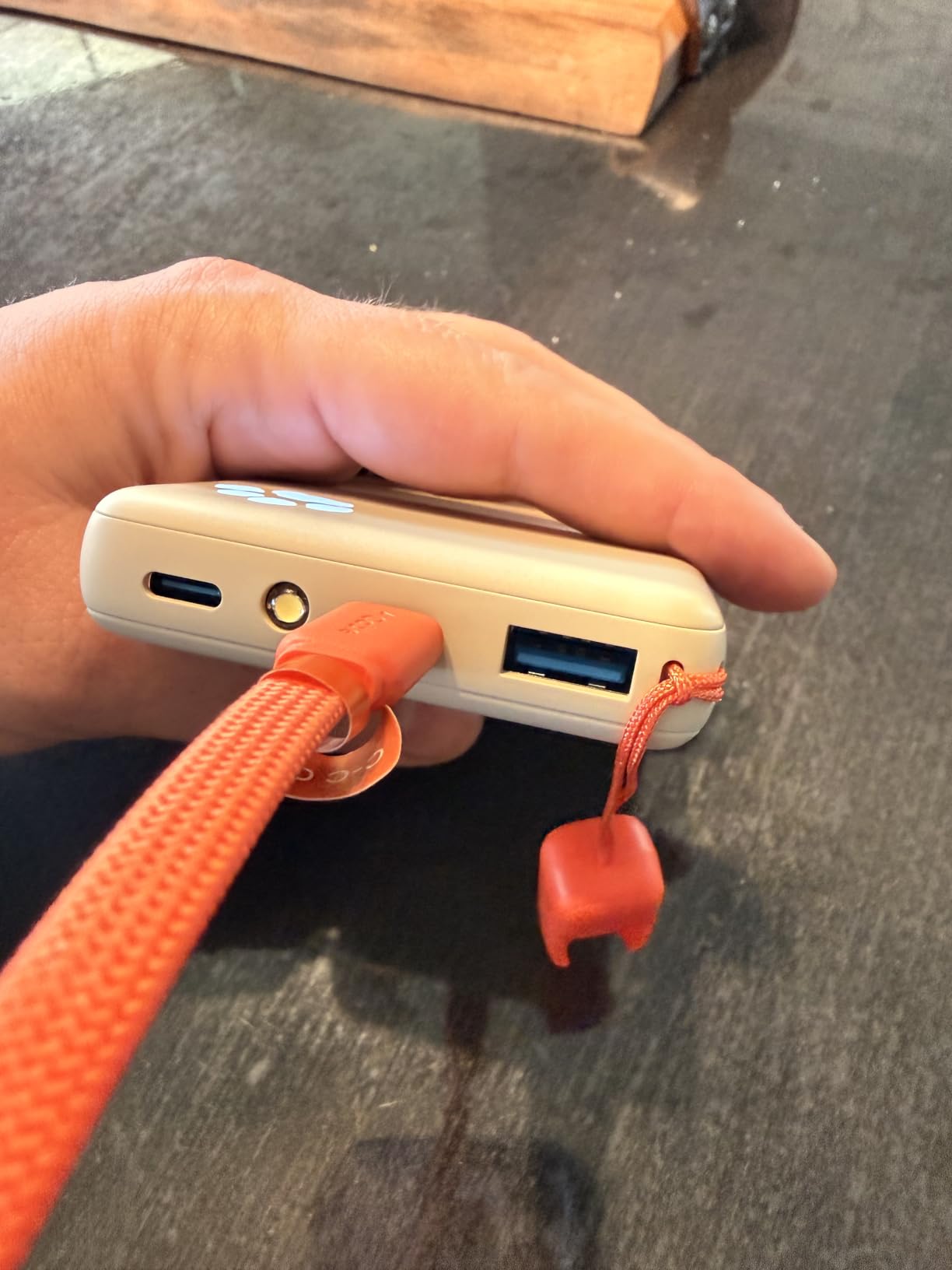 INIU 45W Fast Charging Portable Charger, Smaller 10000mAh Travel Power Bank | Flight-Safe, Detachable USB C Cable, Travel Essential, External Battery Phone Pack for iPhone 17 Samsung S26 iPad etc customer photo 1