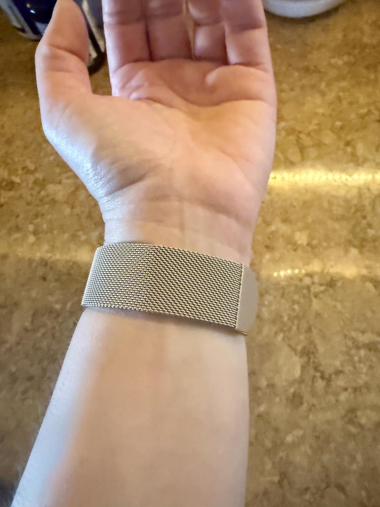 Original Milanese Loop Compatible with Apple Watch Bands for Women & Men | 40/41/42/38mm Stainless Steel Mesh Strap with Magnetic Clasp, Casual & Business, Fits iWatch Series 11 10 9 8 7 6 5 4 SE3 2 1 customer photo 2