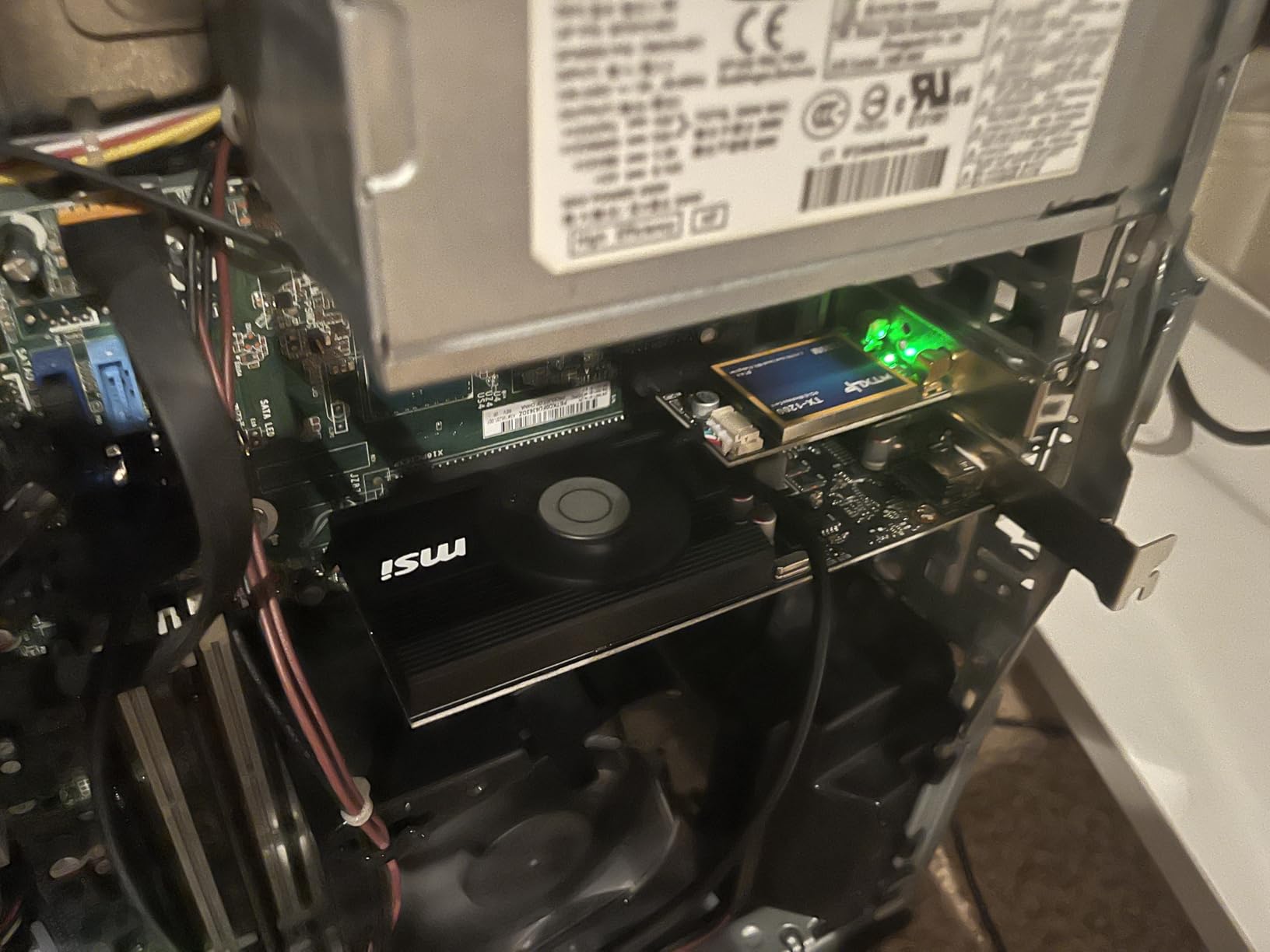 msi Gaming GeForce GT 1030 4GB DDR4 64-bit HDCP Support DirectX 12 DP/HDMI Single Fan OC Graphics Card (GT 1030 4GD4 LP OC) customer photo 1