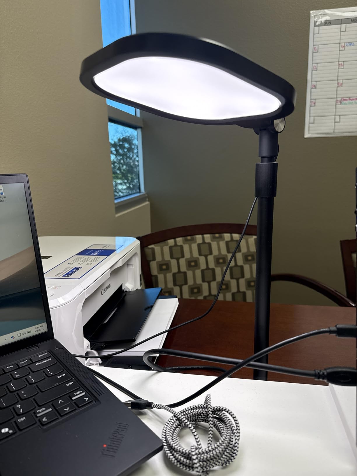 LitONES Video Conference Lighting for Zoom Meeting, Ring Light for Desk with Flexible Stand, 30 Light Modes Ring Light for Computer, Video Lights and Memory Func for Video Calls, Live Stream, Webcam customer photo 2