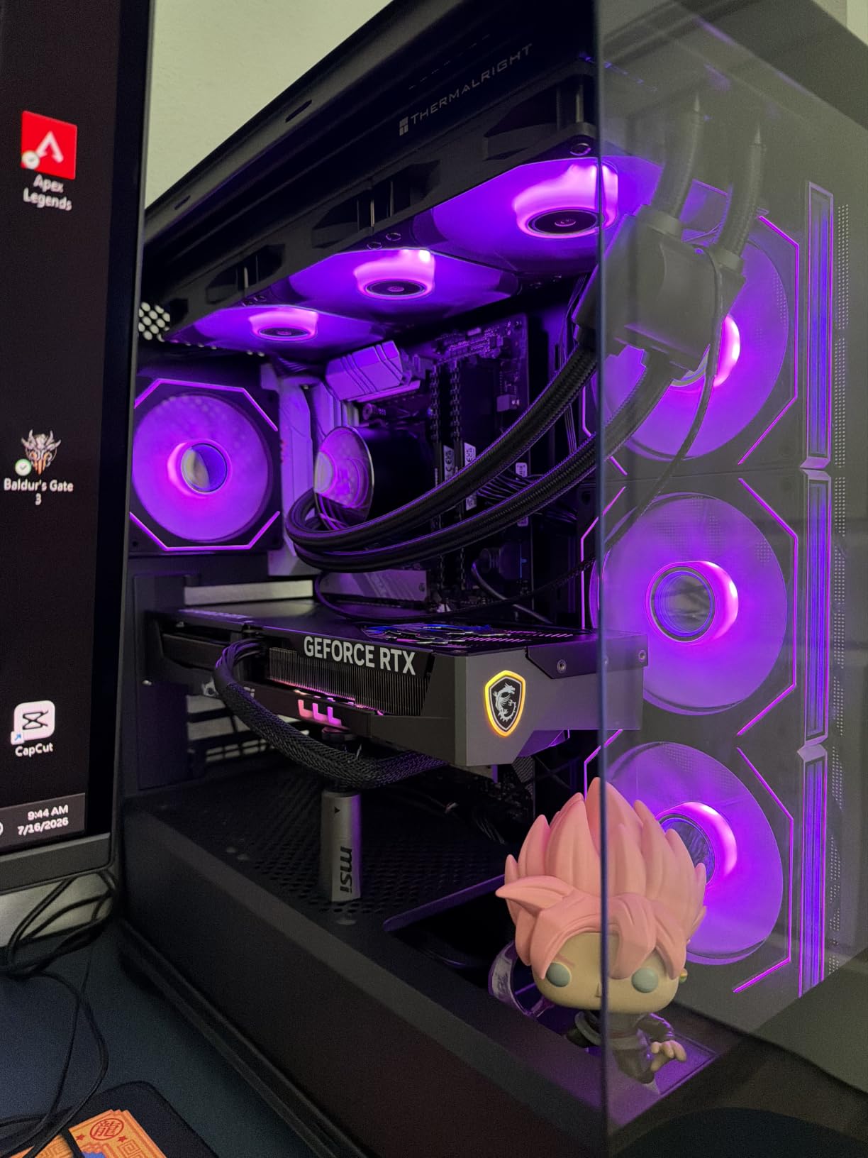 MSI MAG A750GL PCIE5, Fully Modular Compact Gaming 750W Power Supply, 80+ Gold, ATX 3.1 & PCIe 5.1 Ready, Native Dual-Color 12V-2x6 Cable, 10 Year Warranty customer photo 2