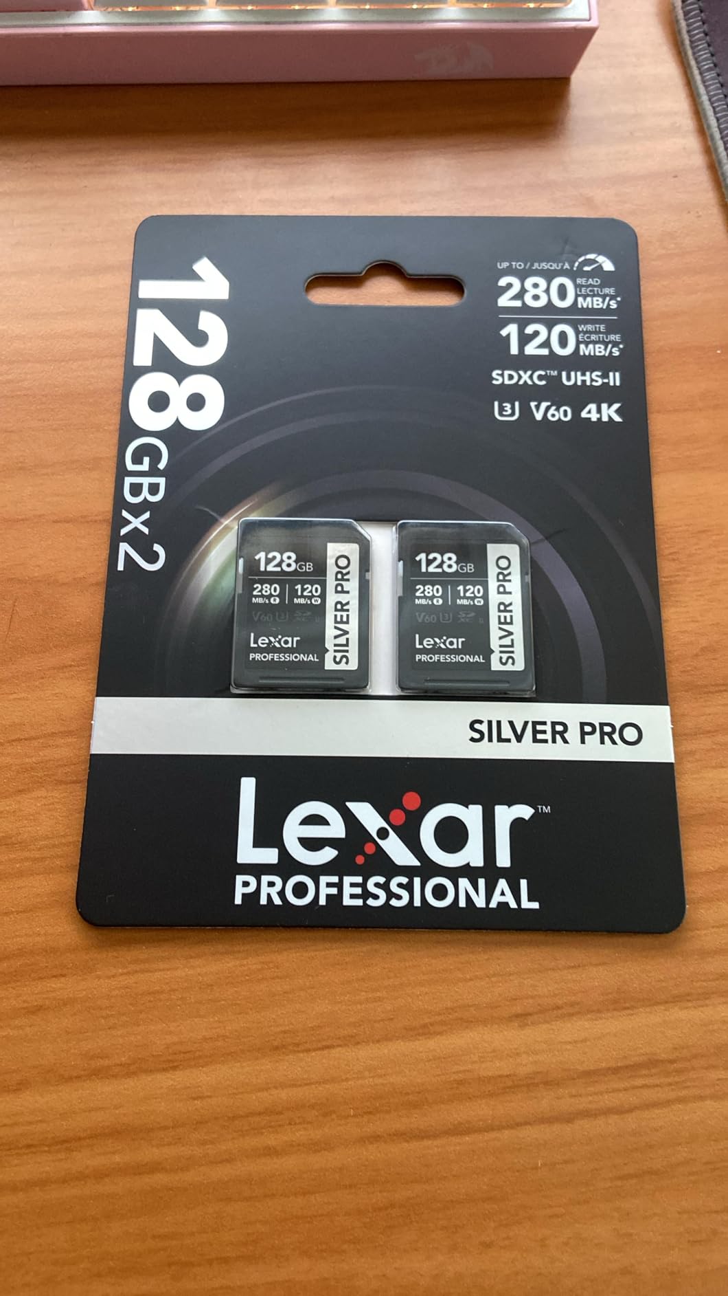 Lexar 128GB Silver PRO SD Memory Card, 280MB/s Read, 4K, V60, U3, UHS-II | Compatible w/ Canon, Sony, Nikon, Ideal for Professional Photographer, Videographer, Enthusiast, LSDSIPR128G-BNNNU customer photo 1