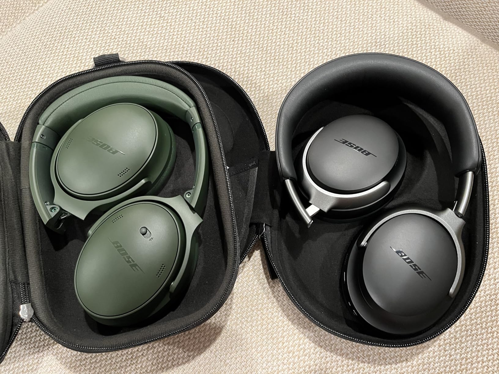 Bose QuietComfort Headphones - Wireless Bluetooth Headphones, Active Over Ear Noise Cancelling and Mic, USB-C Charging, Deep Bass, Up to 24 Hours of Playtime, Black customer photo 2