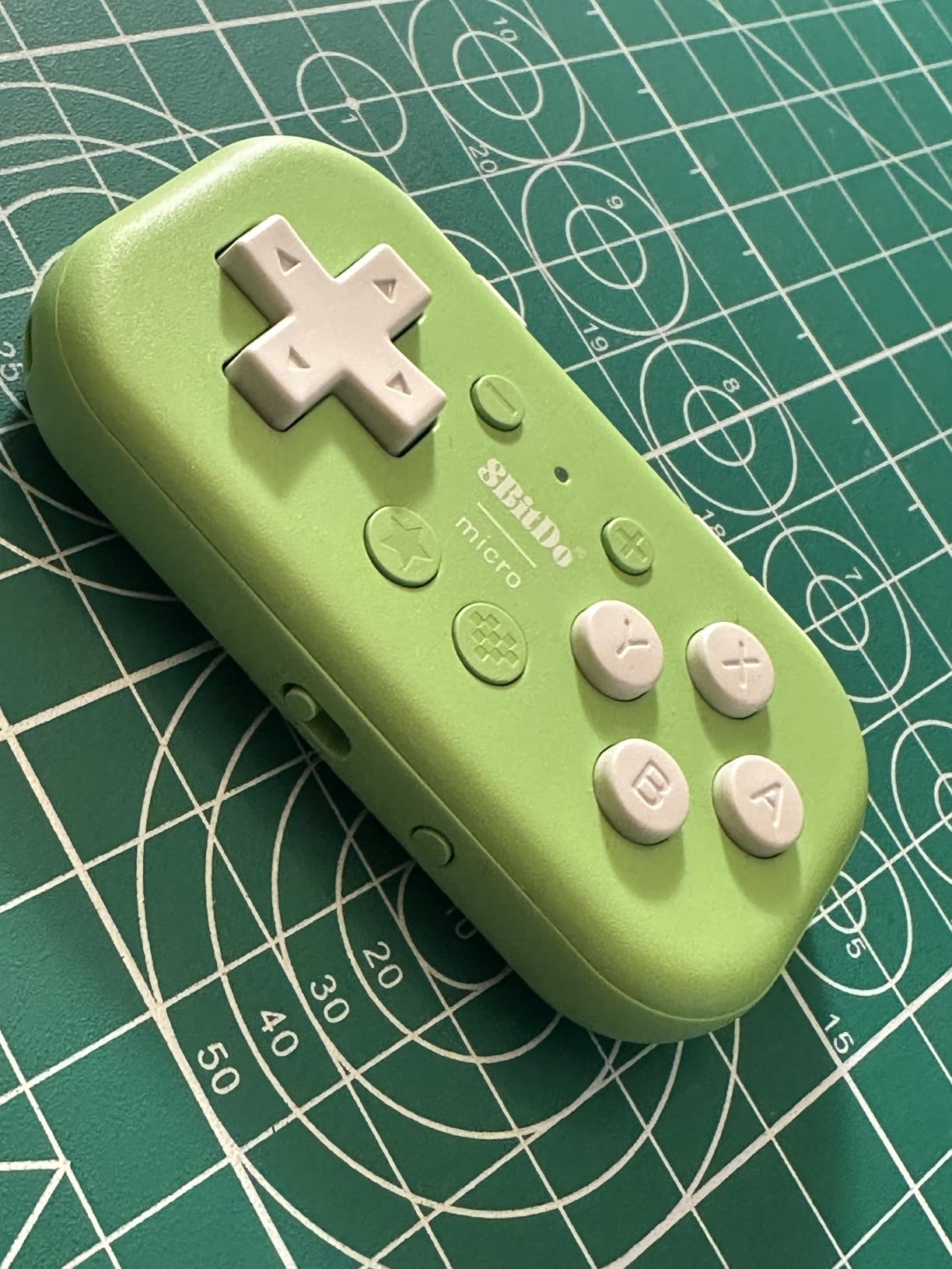 8Bitdo Micro Bluetooth Gamepad Pocket-sized Mini Controller for Switch/Switch 2, Android, and Raspberry Pi, Supports Keyboard Mode (Green) customer photo 1