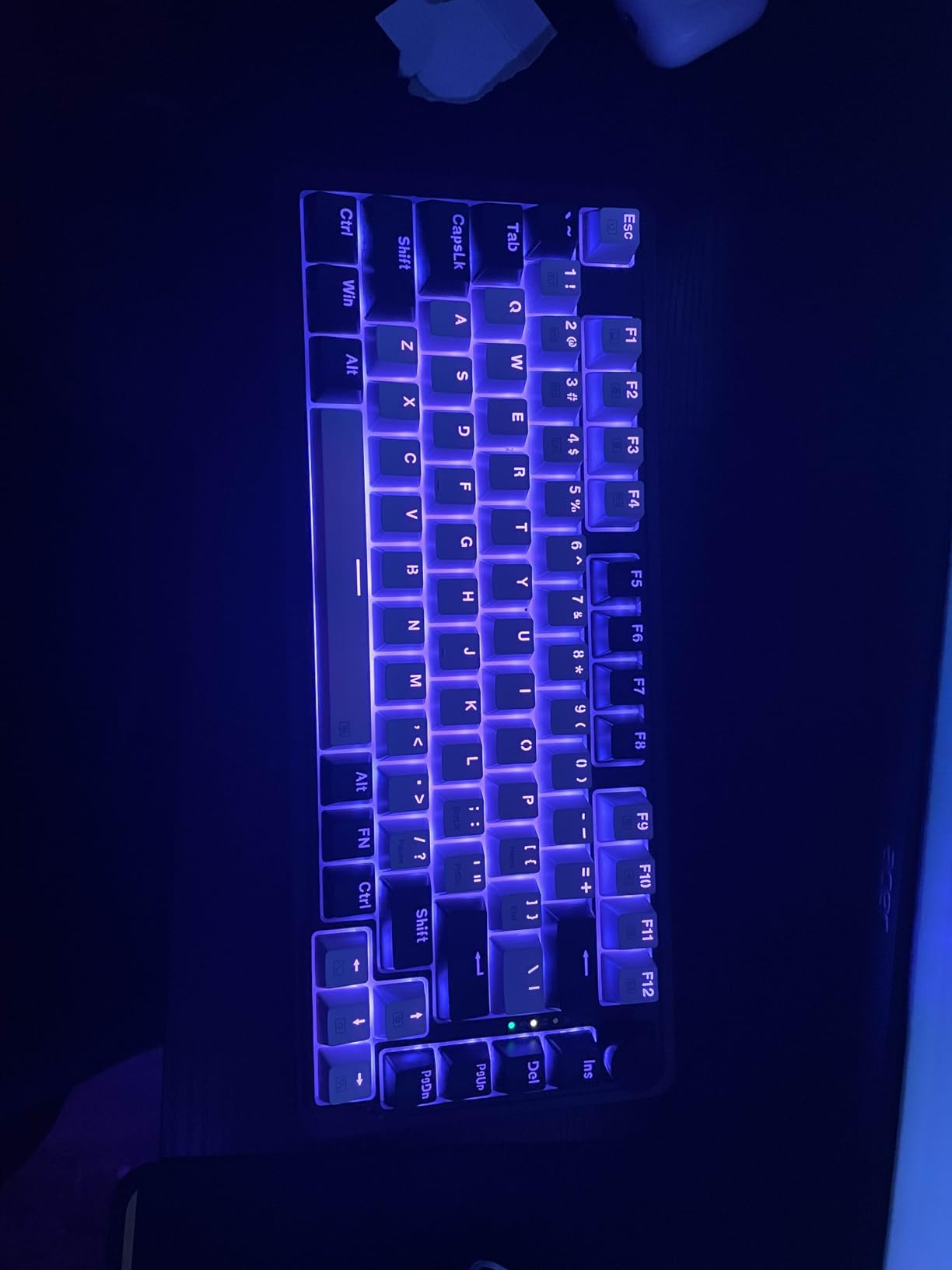 Redragon K673 PRO Wireless 81-Key RGB Gasket Gaming Keyboard, Scroll Knob | Multi-Function Control Wheel, 0-Delay Tri-Mode, Cushioned 5-Layer Noise Dampening for Creamy Thocky Sound, Compact 80% Size customer photo 2